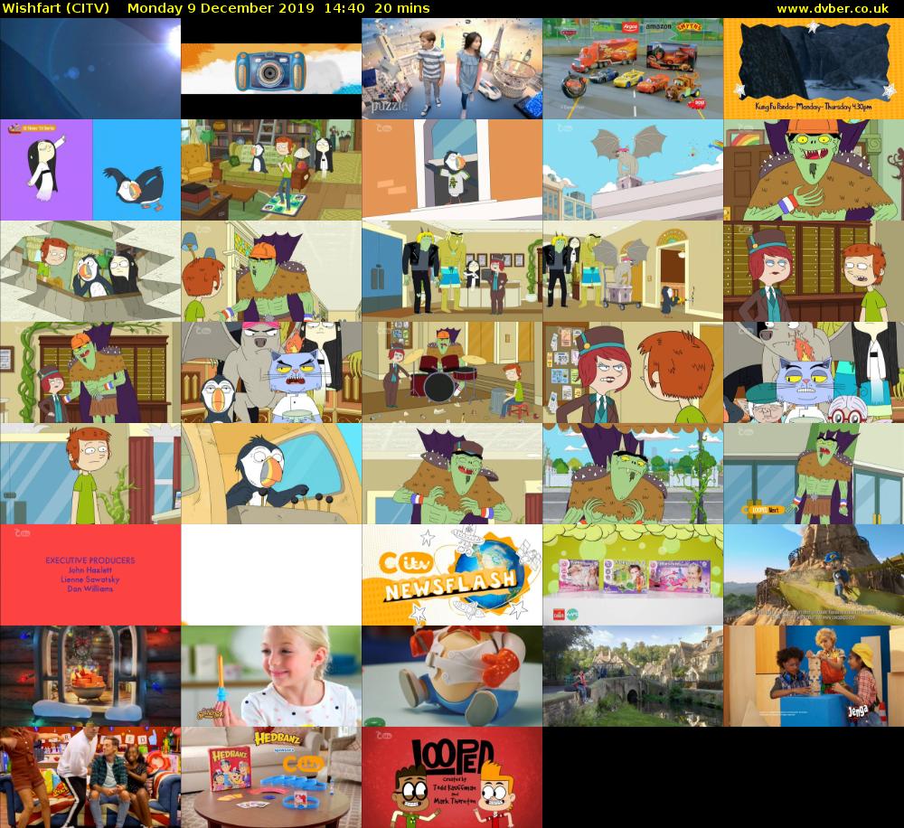 Wishfart (CITV) Monday 9 December 2019 14:40 - 15:00