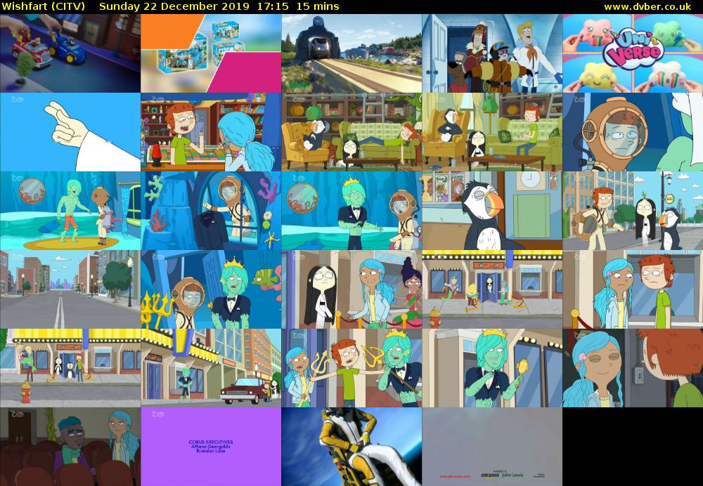 Wishfart (CITV) Sunday 22 December 2019 17:15 - 17:30