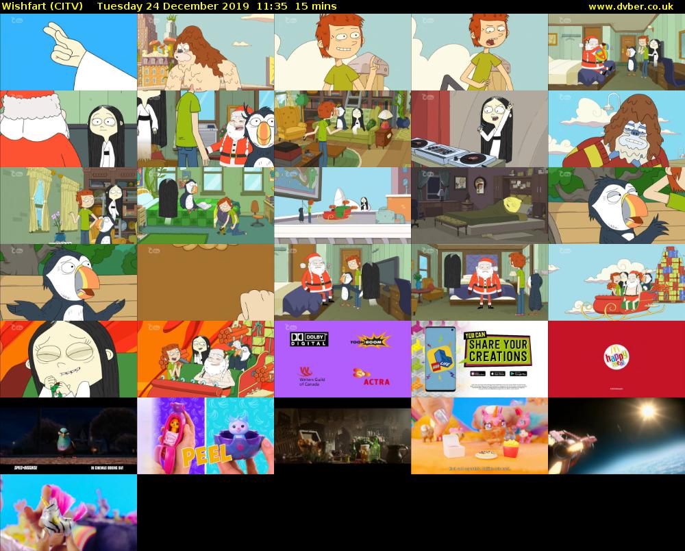Wishfart (CITV) Tuesday 24 December 2019 11:35 - 11:50