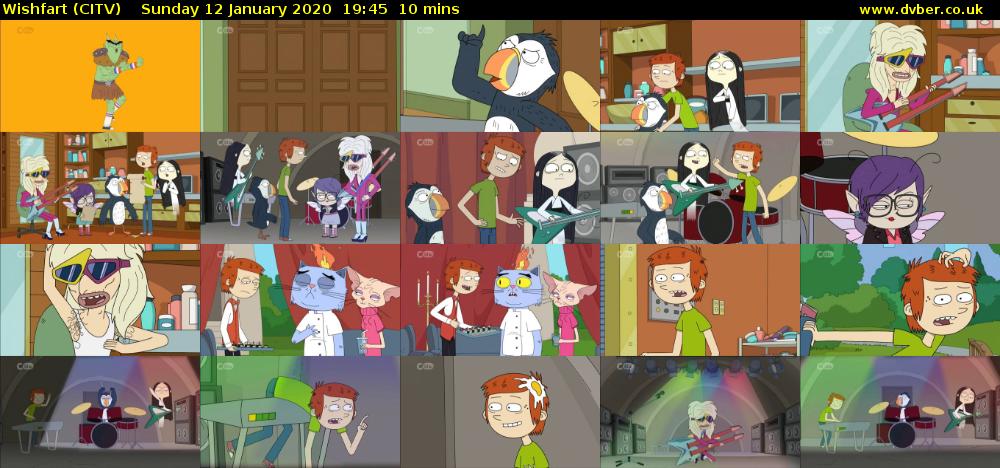 Wishfart (CITV) Sunday 12 January 2020 19:45 - 19:55