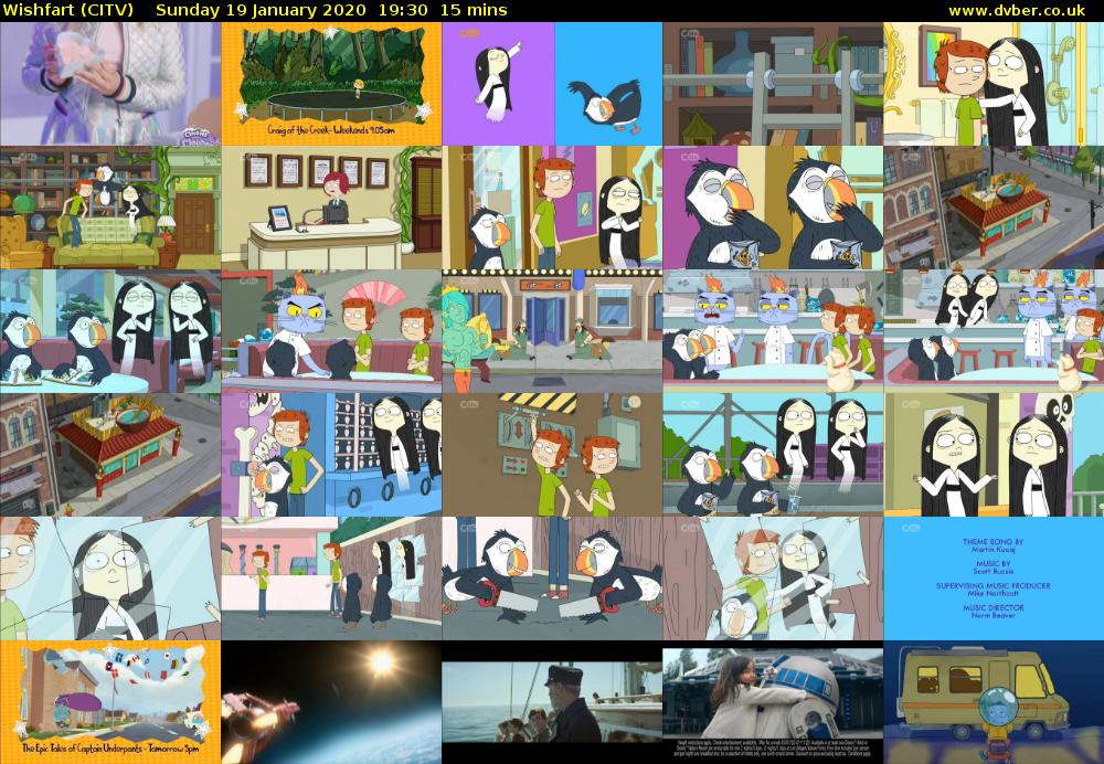 Wishfart (CITV) Sunday 19 January 2020 19:30 - 19:45