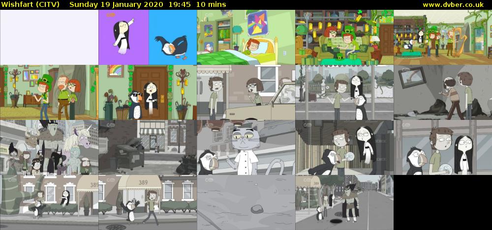 Wishfart (CITV) Sunday 19 January 2020 19:45 - 19:55