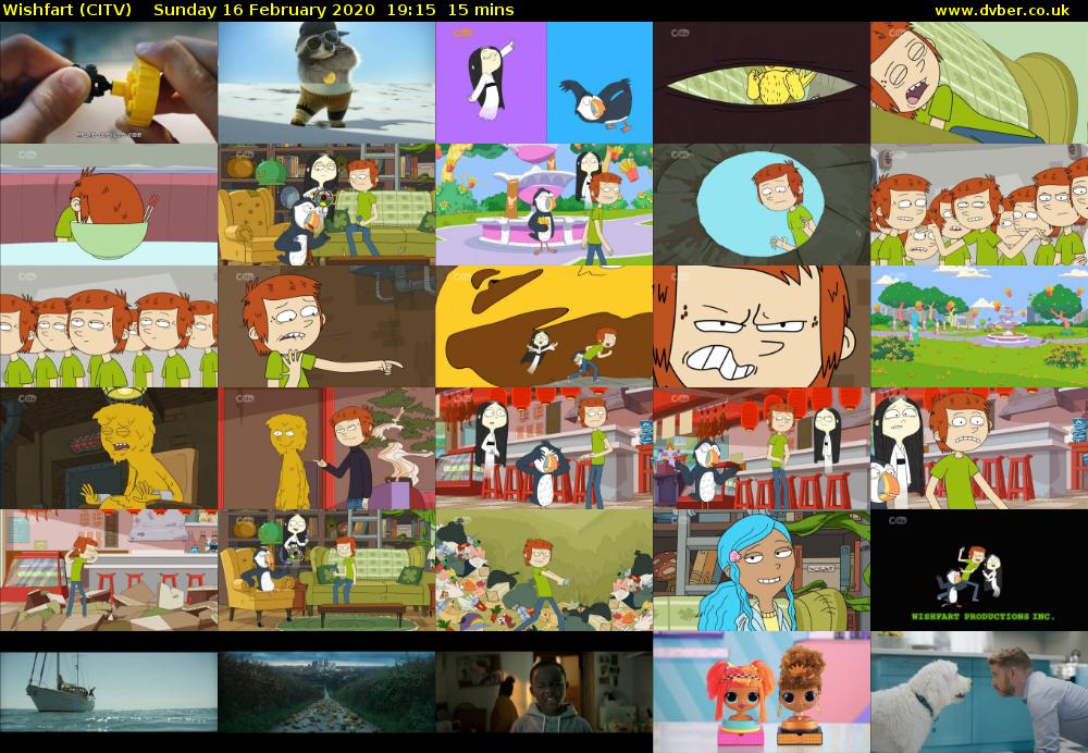 Wishfart (CITV) Sunday 16 February 2020 19:15 - 19:30