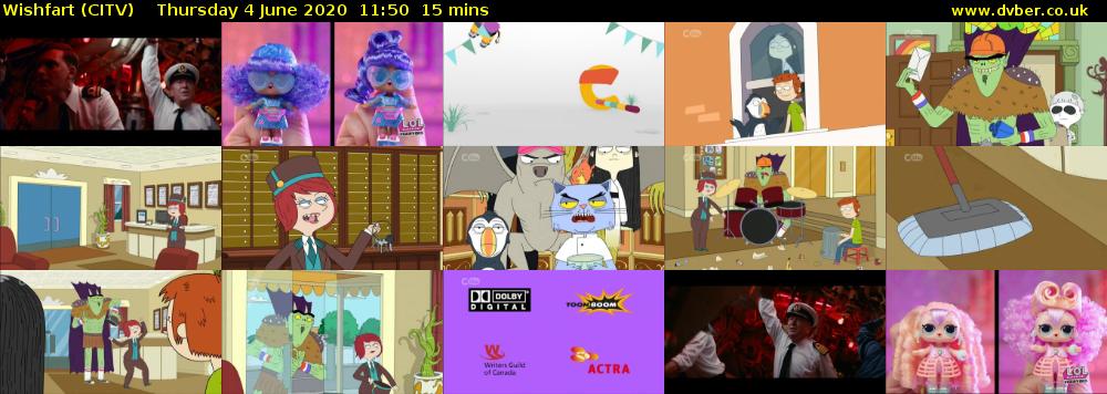 Wishfart (CITV) Thursday 4 June 2020 11:50 - 12:05