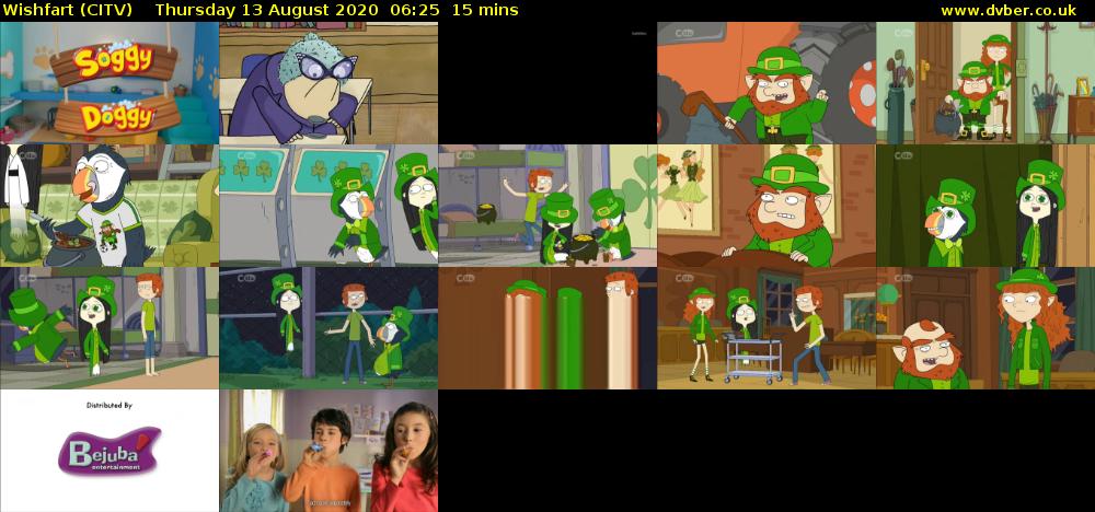 Wishfart (CITV) Thursday 13 August 2020 06:25 - 06:40