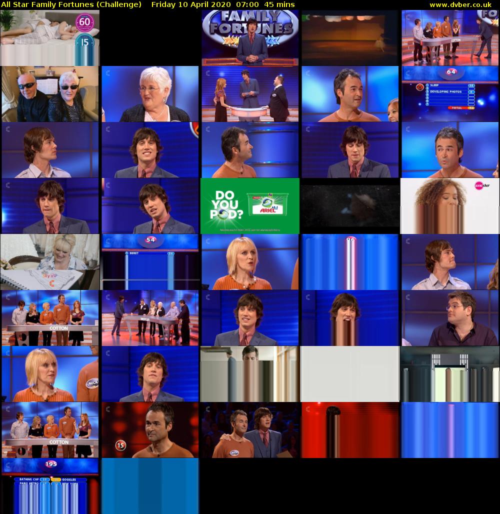 All Star Family Fortunes Challenge 2020 04 10 0700 all-star-family-fortunes-challenge-2020-04-10-0700