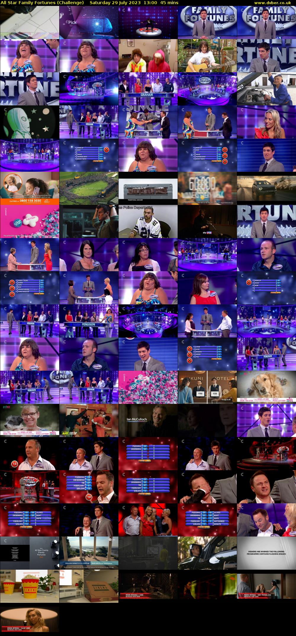 All Star Family Fortunes (Challenge) Saturday 29 July 2023 13:00 - 13:45