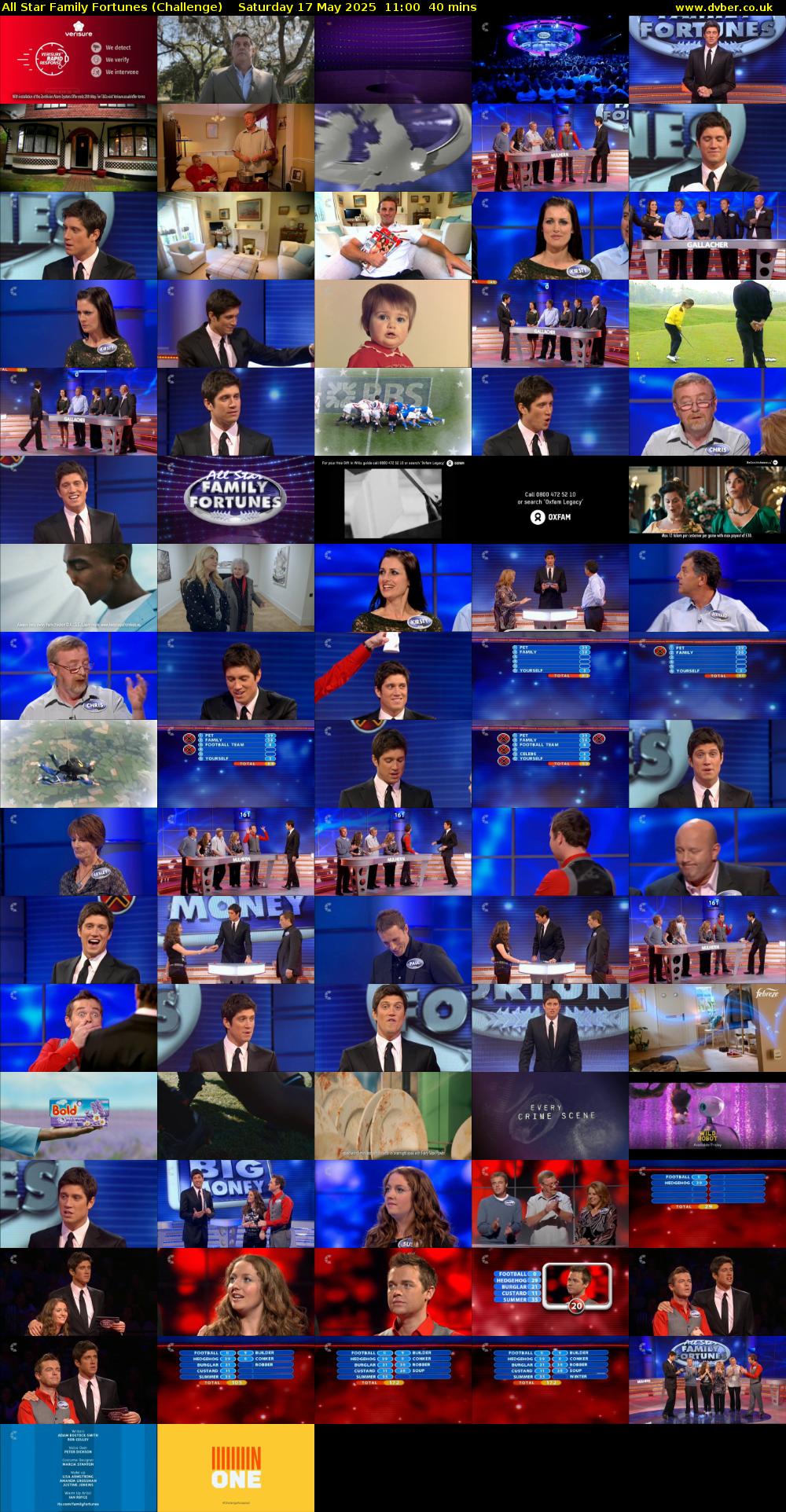 All Star Family Fortunes (Challenge) Saturday 17 May 2025 11:00 - 11:40