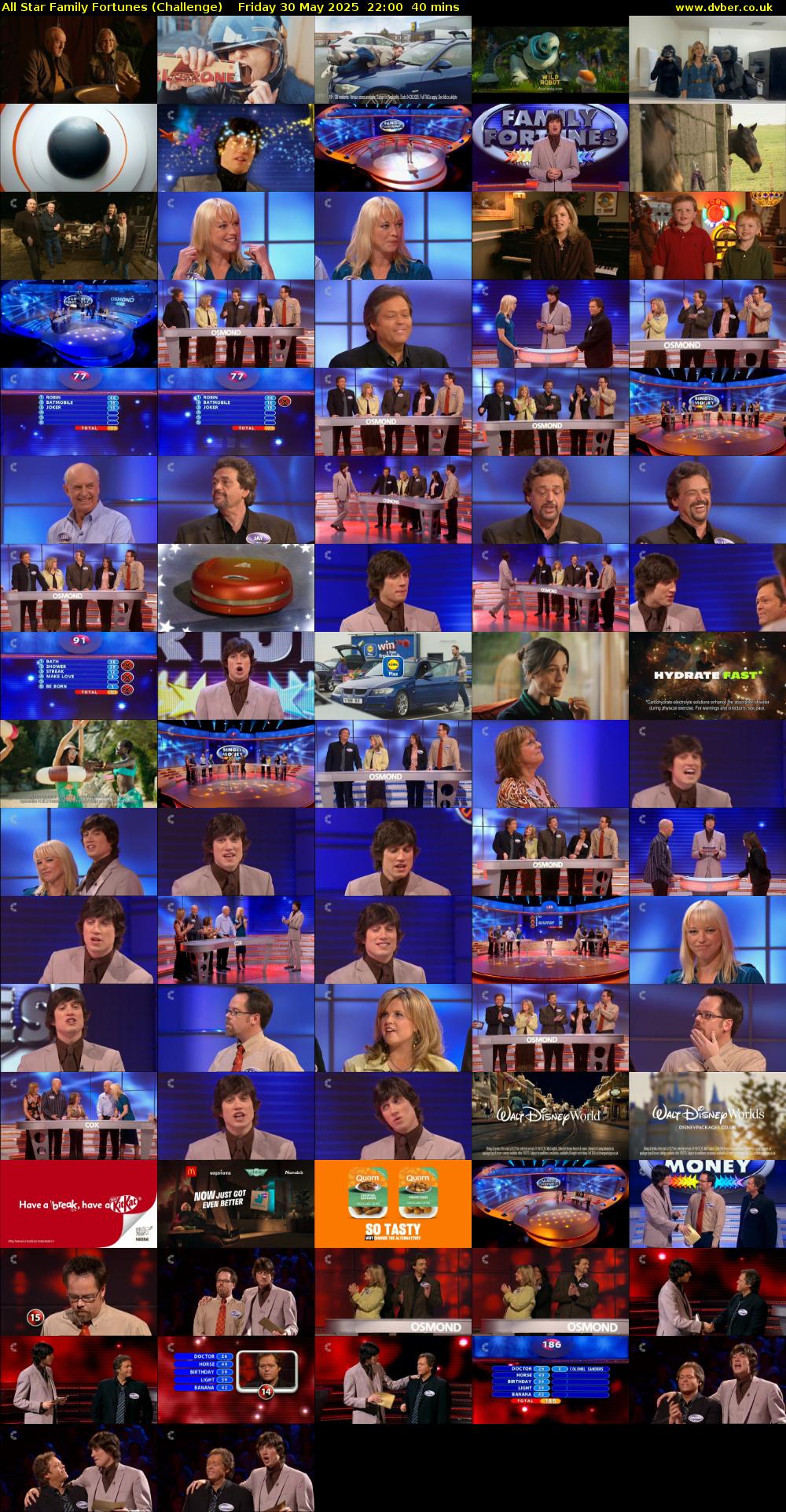 All Star Family Fortunes (Challenge) Friday 30 May 2025 22:00 - 22:40