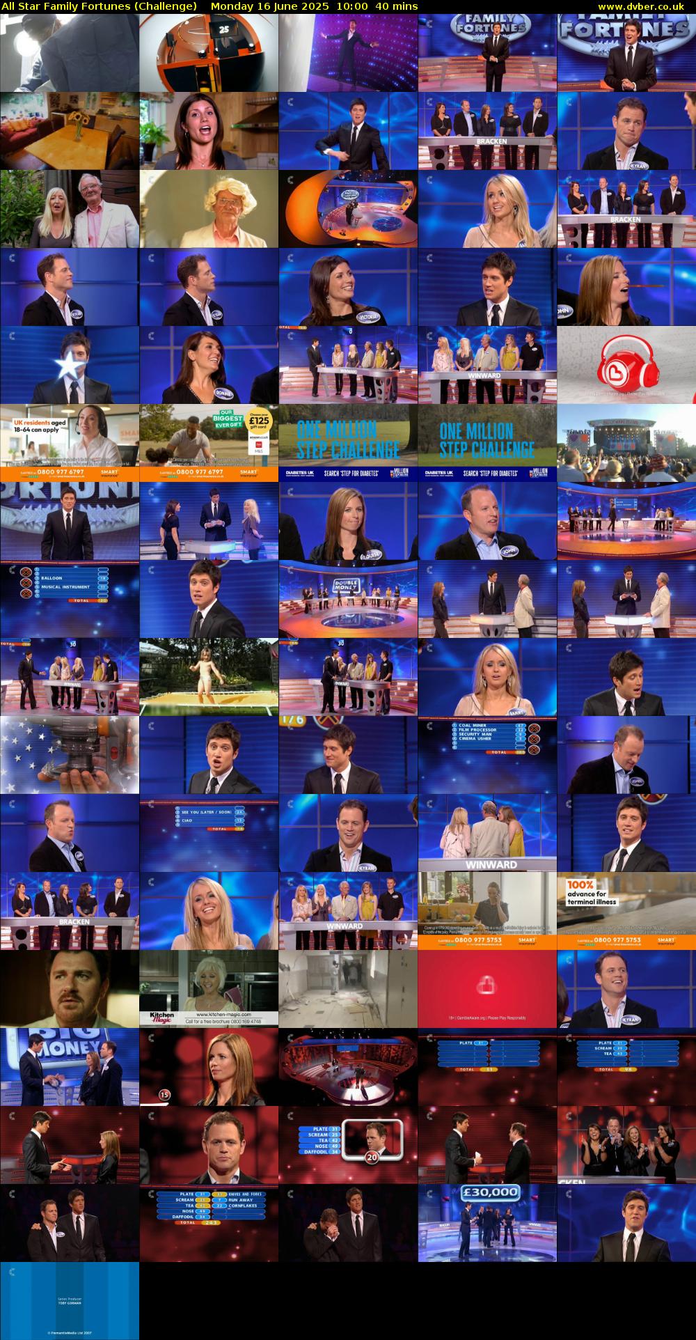 All Star Family Fortunes (Challenge) Monday 16 June 2025 10:00 - 10:40