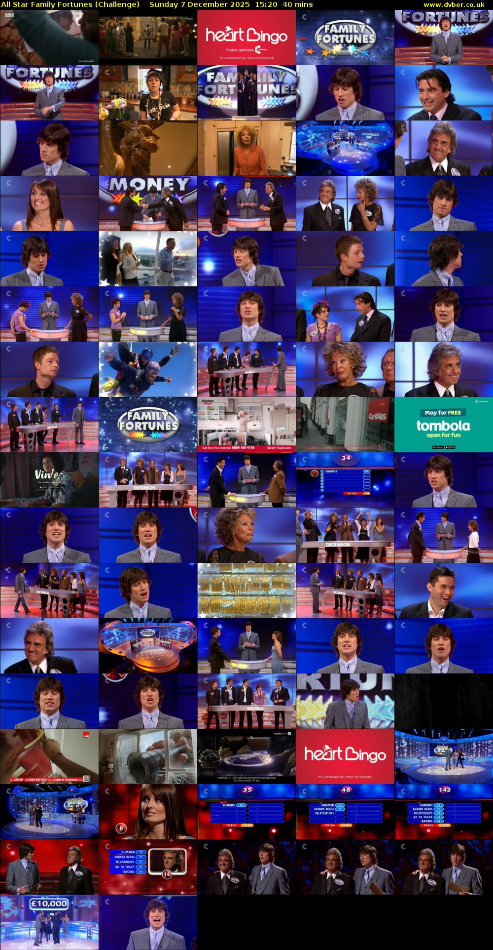 All Star Family Fortunes (Challenge) Sunday 7 December 2025 15:20 - 16:00