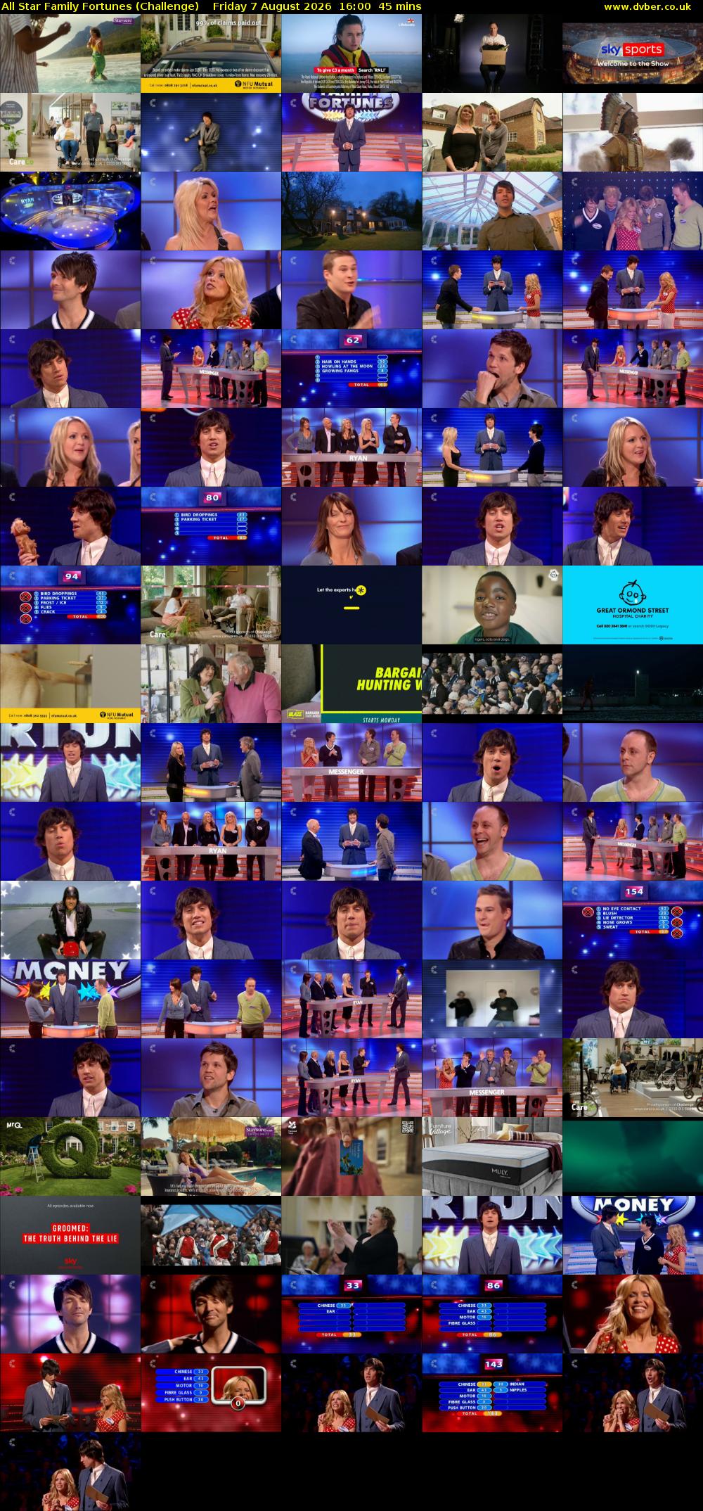 All Star Family Fortunes (Challenge) Friday 7 August 2026 16:00 - 16:45