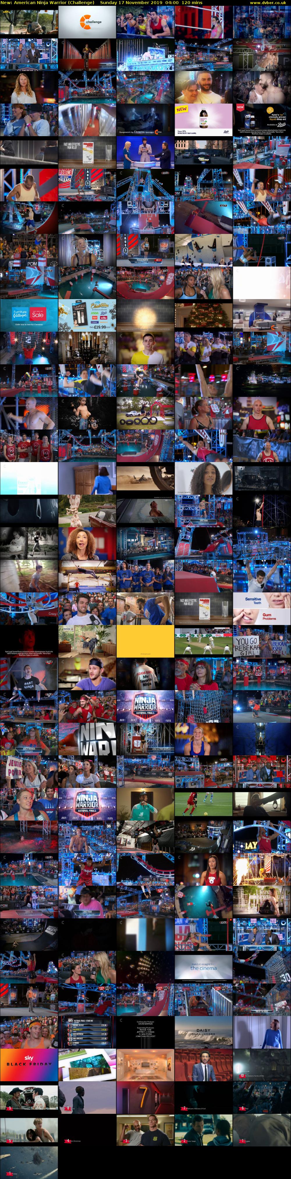 American Ninja Warrior (Challenge) Sunday 17 November 2019 04:00 - 06:00