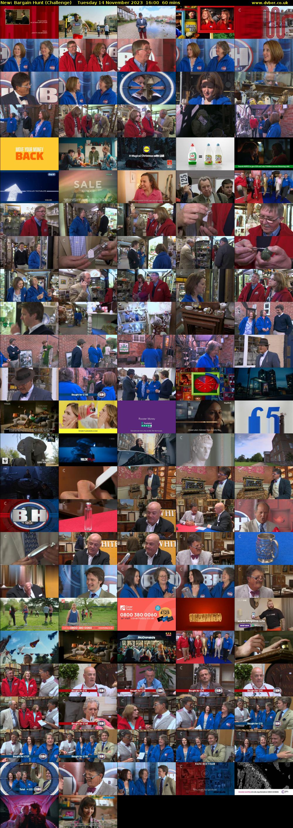 Bargain Hunt (Challenge) Tuesday 14 November 2023 16:00 - 17:00