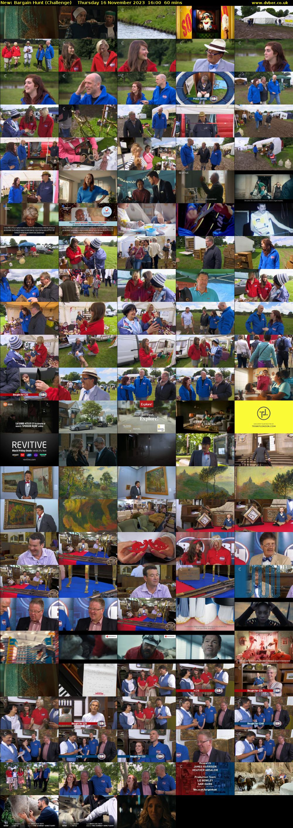 Bargain Hunt (Challenge) Thursday 16 November 2023 16:00 - 17:00