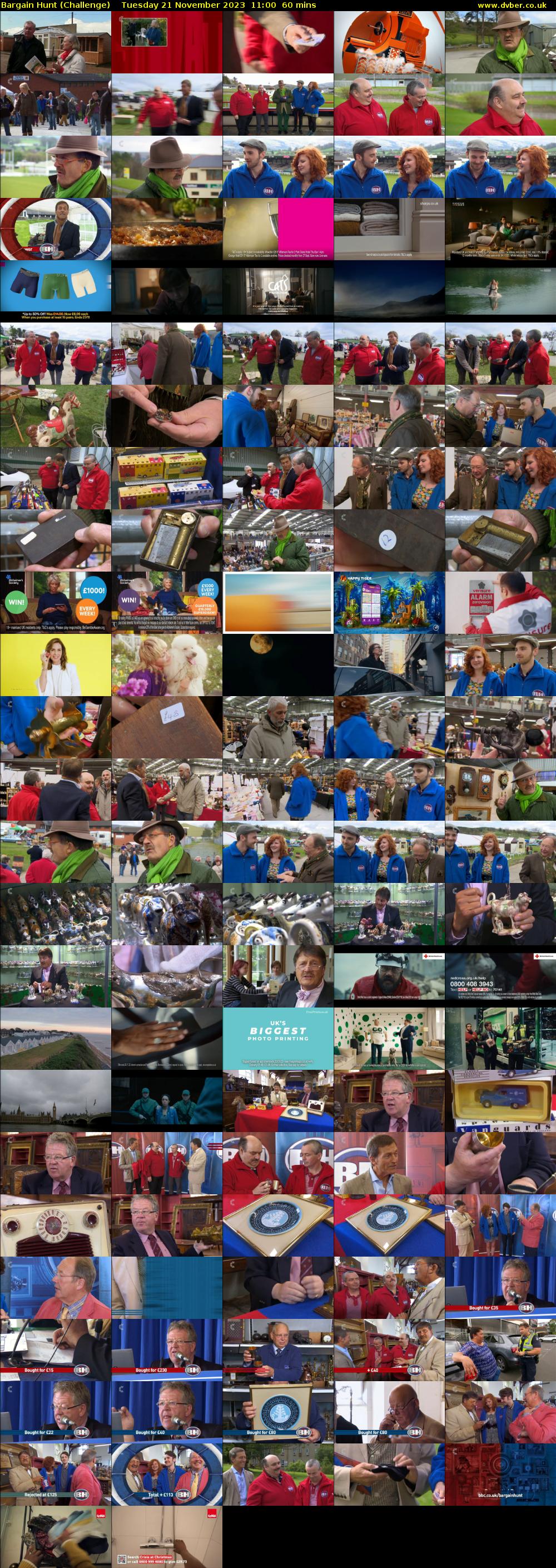Bargain Hunt (Challenge) Tuesday 21 November 2023 11:00 - 12:00