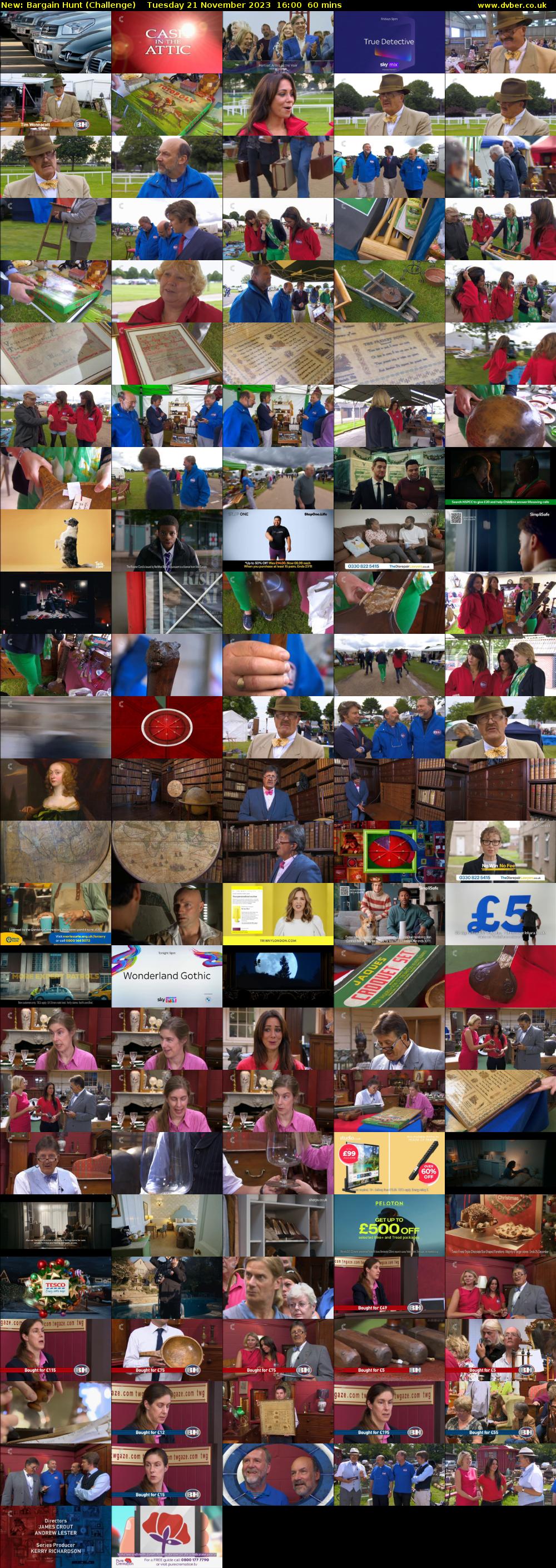 Bargain Hunt (Challenge) Tuesday 21 November 2023 16:00 - 17:00