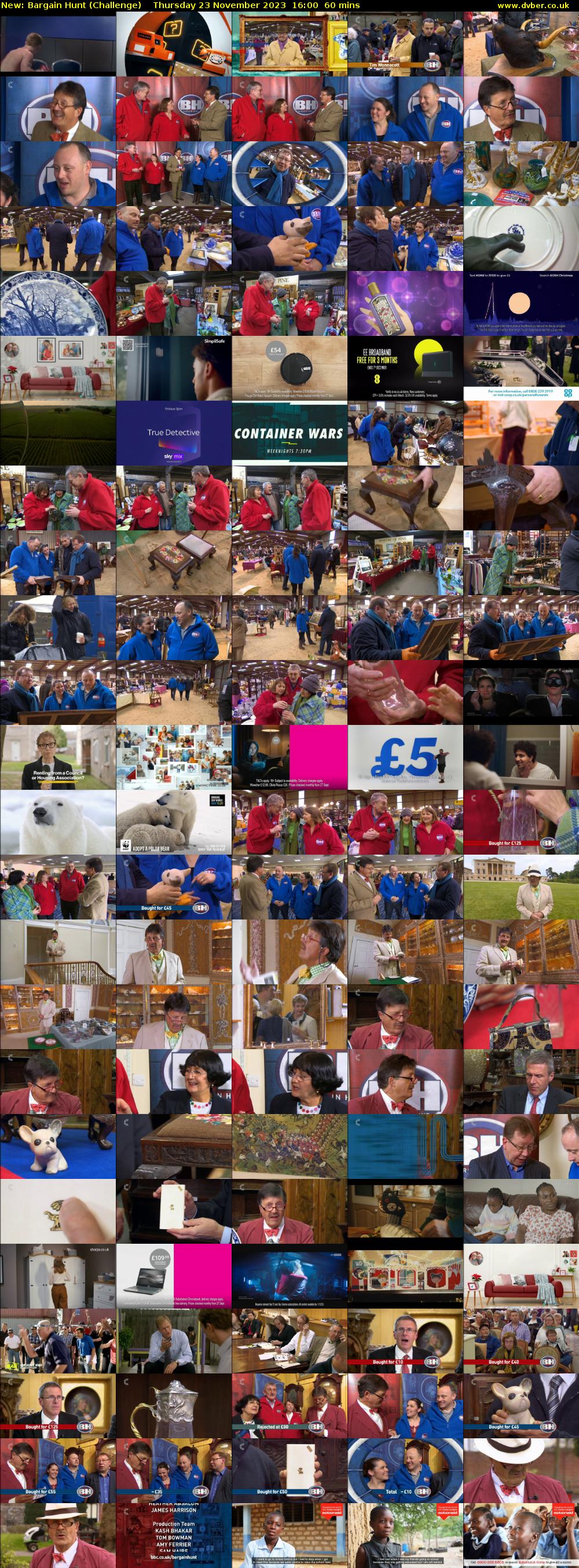 Bargain Hunt (Challenge) Thursday 23 November 2023 16:00 - 17:00