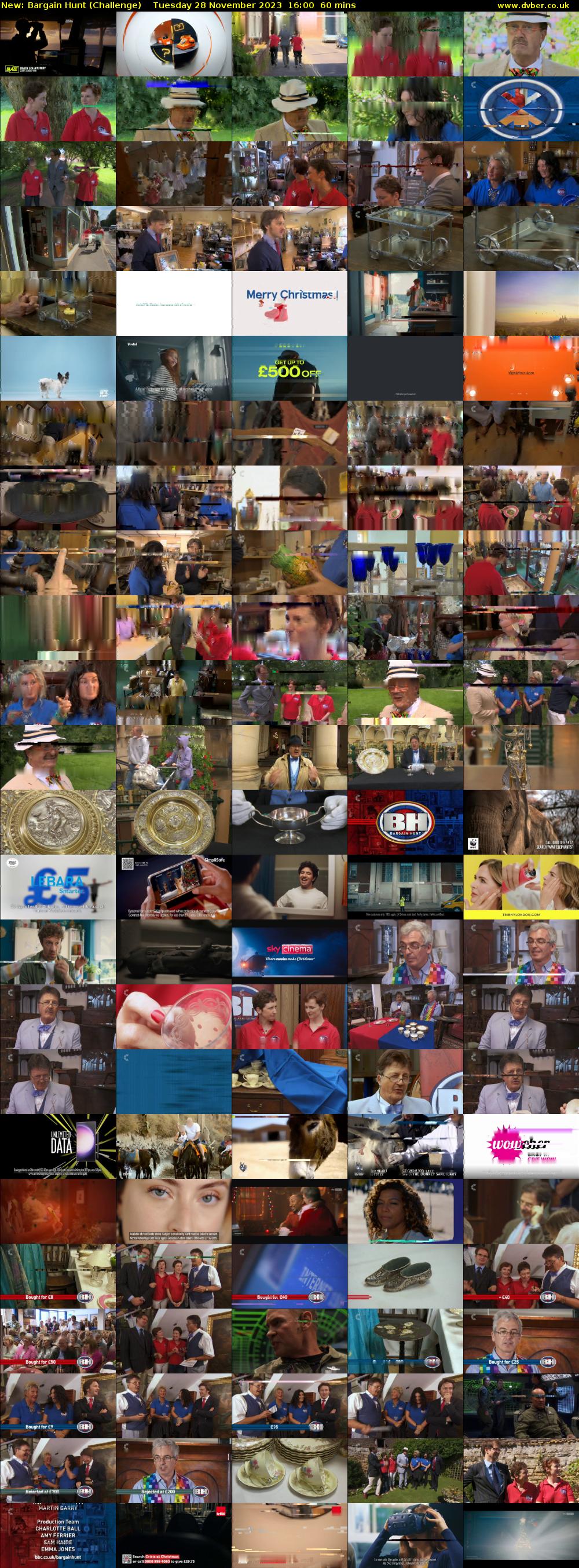 Bargain Hunt (Challenge) Tuesday 28 November 2023 16:00 - 17:00