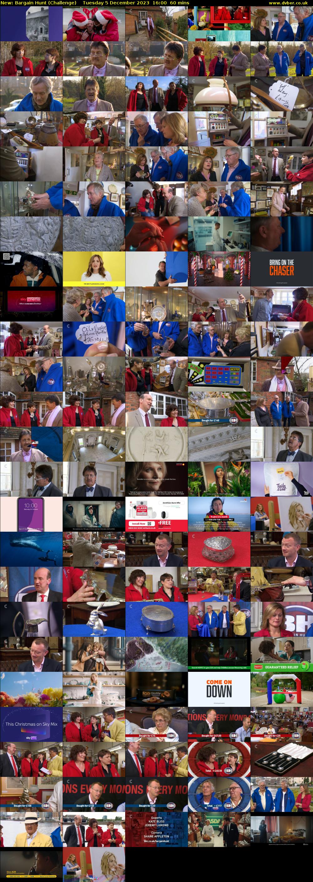 Bargain Hunt (Challenge) Tuesday 5 December 2023 16:00 - 17:00
