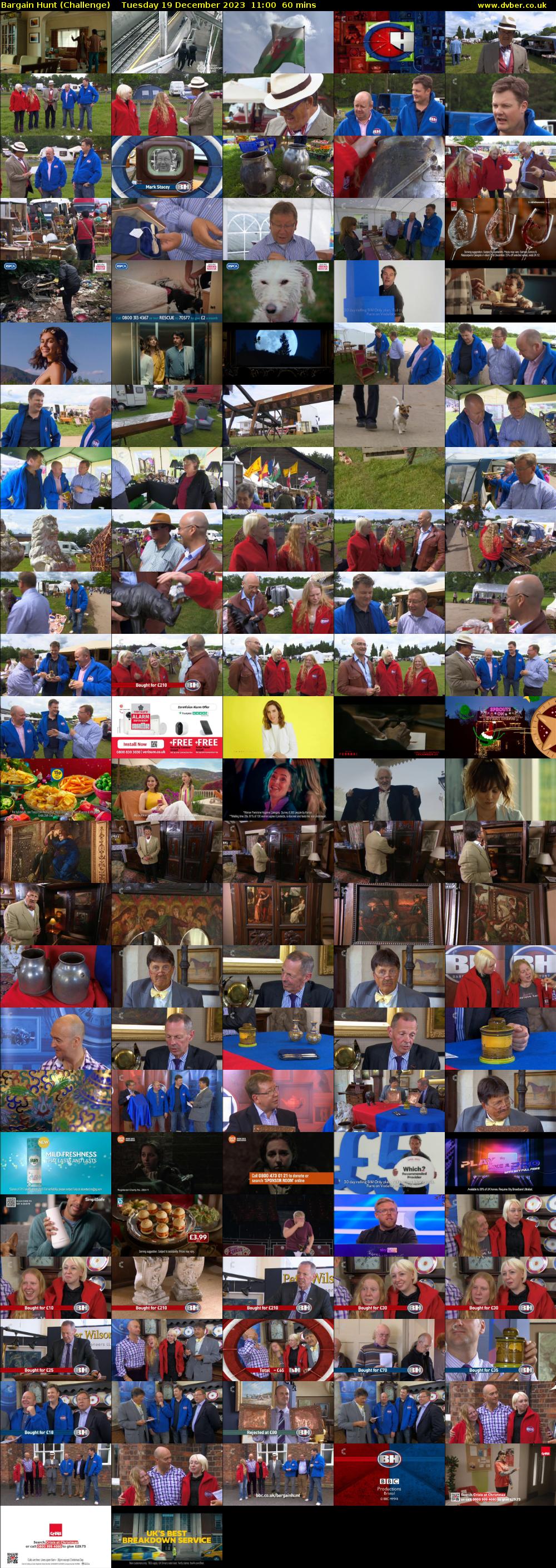Bargain Hunt (Challenge) Tuesday 19 December 2023 11:00 - 12:00