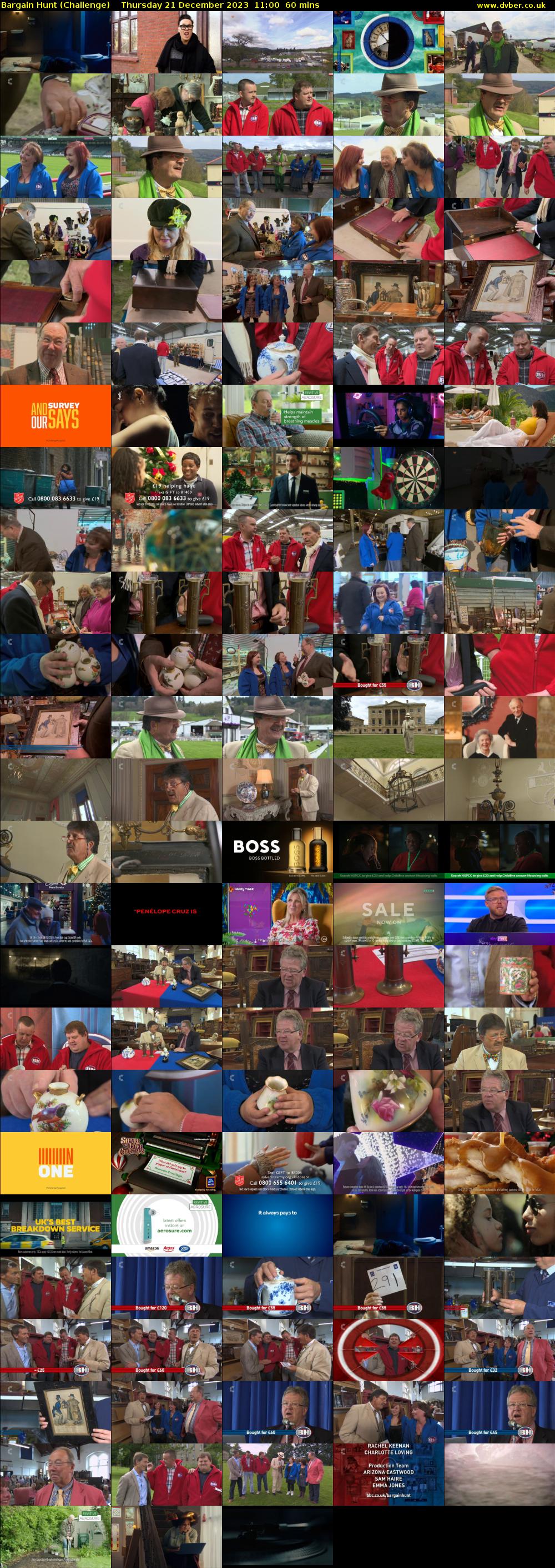 Bargain Hunt (Challenge) Thursday 21 December 2023 11:00 - 12:00