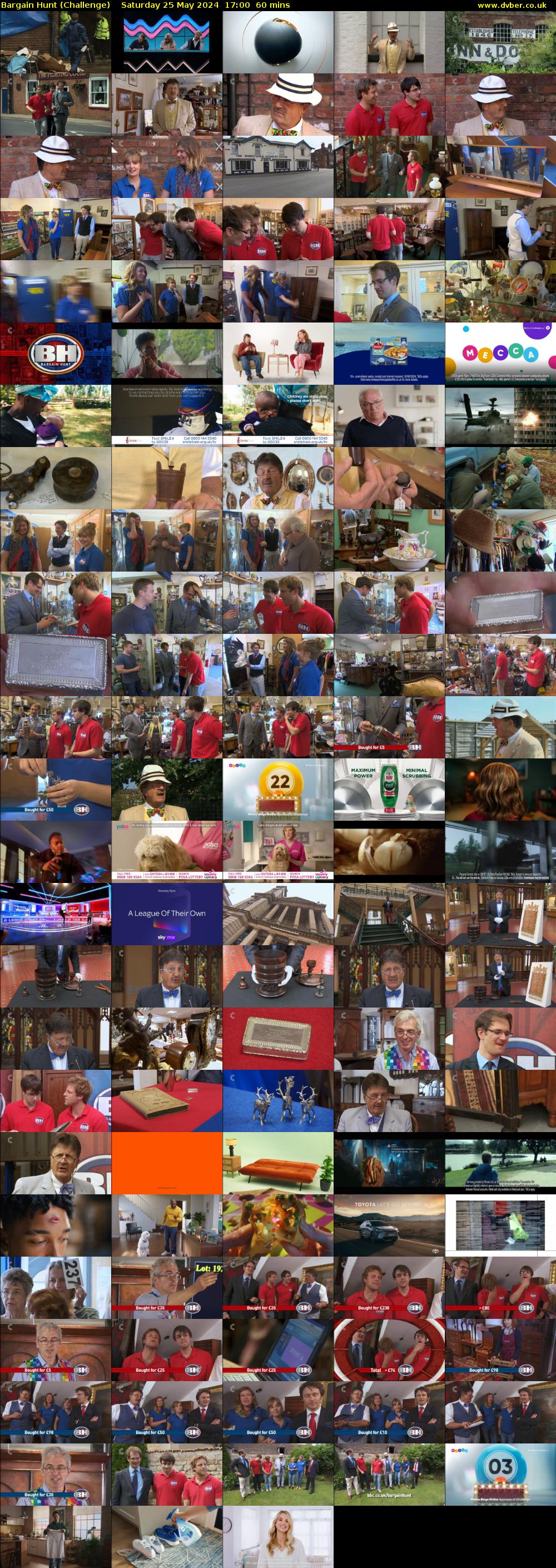 Bargain Hunt (Challenge) Saturday 25 May 2024 17:00 - 18:00