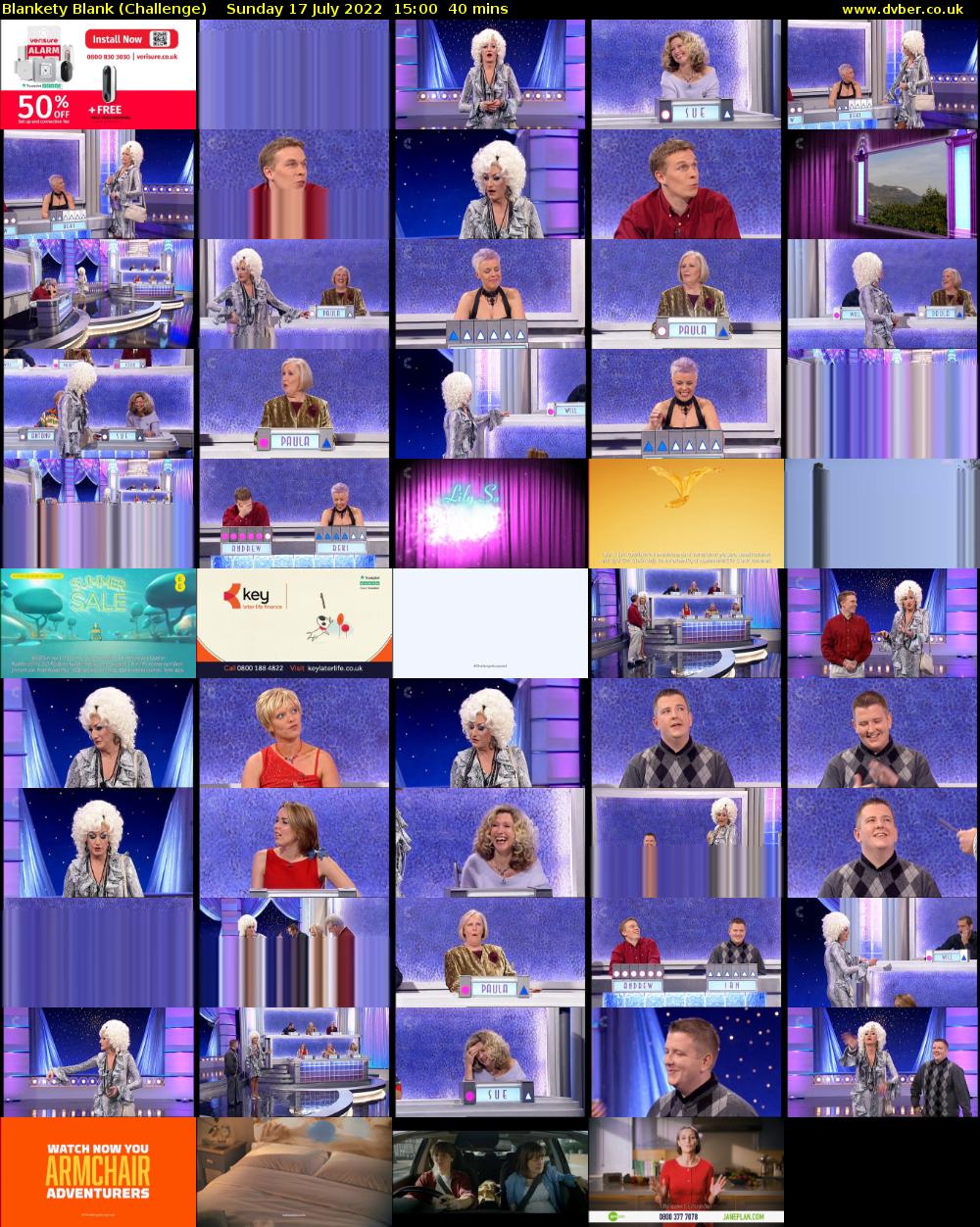 Blankety Blank (Challenge) Sunday 17 July 2022 15:00 - 15:40