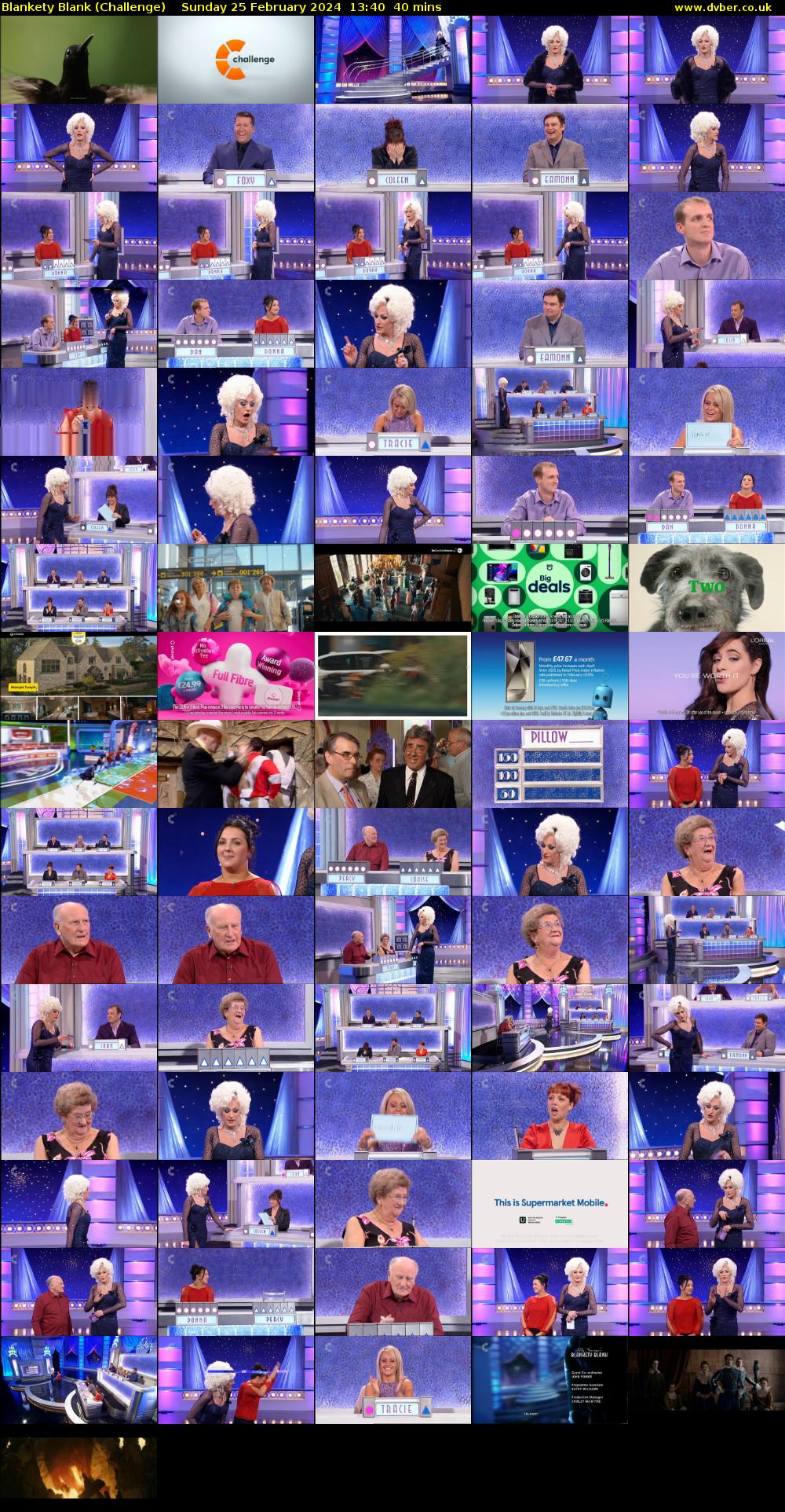 Blankety Blank (Challenge) Sunday 25 February 2024 13:40 - 14:20