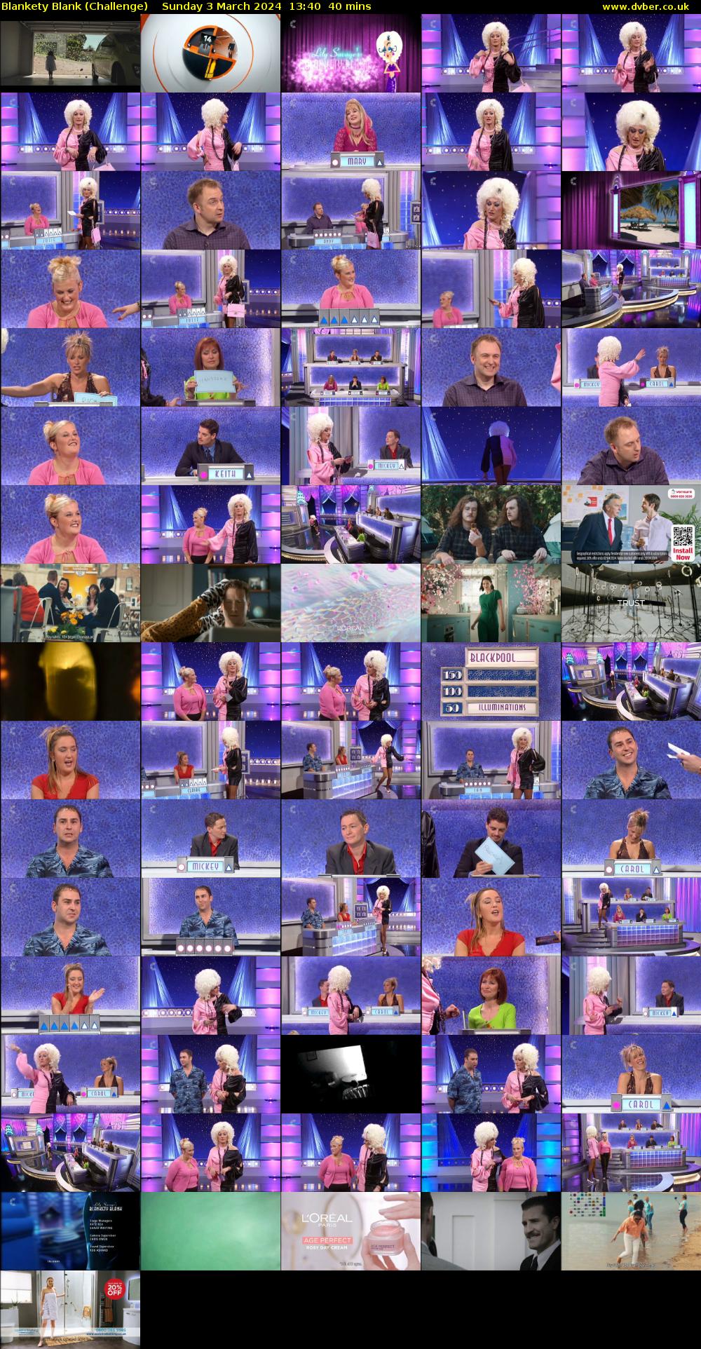 Blankety Blank (Challenge) Sunday 3 March 2024 13:40 - 14:20