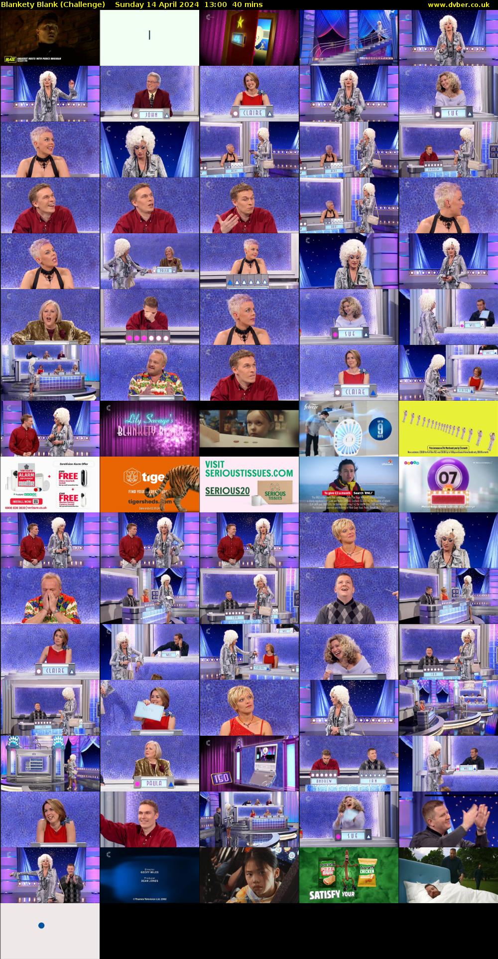Blankety Blank (Challenge) Sunday 14 April 2024 13:00 - 13:40