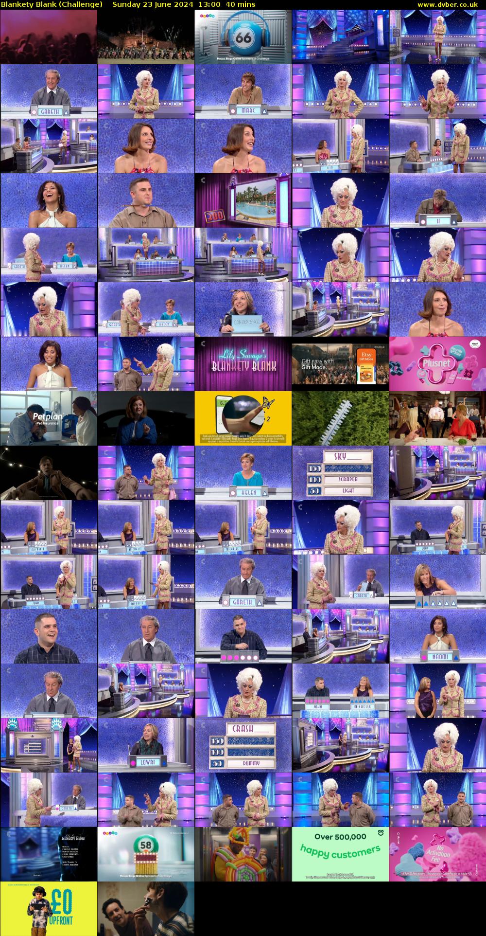 Blankety Blank (Challenge) Sunday 23 June 2024 13:00 - 13:40