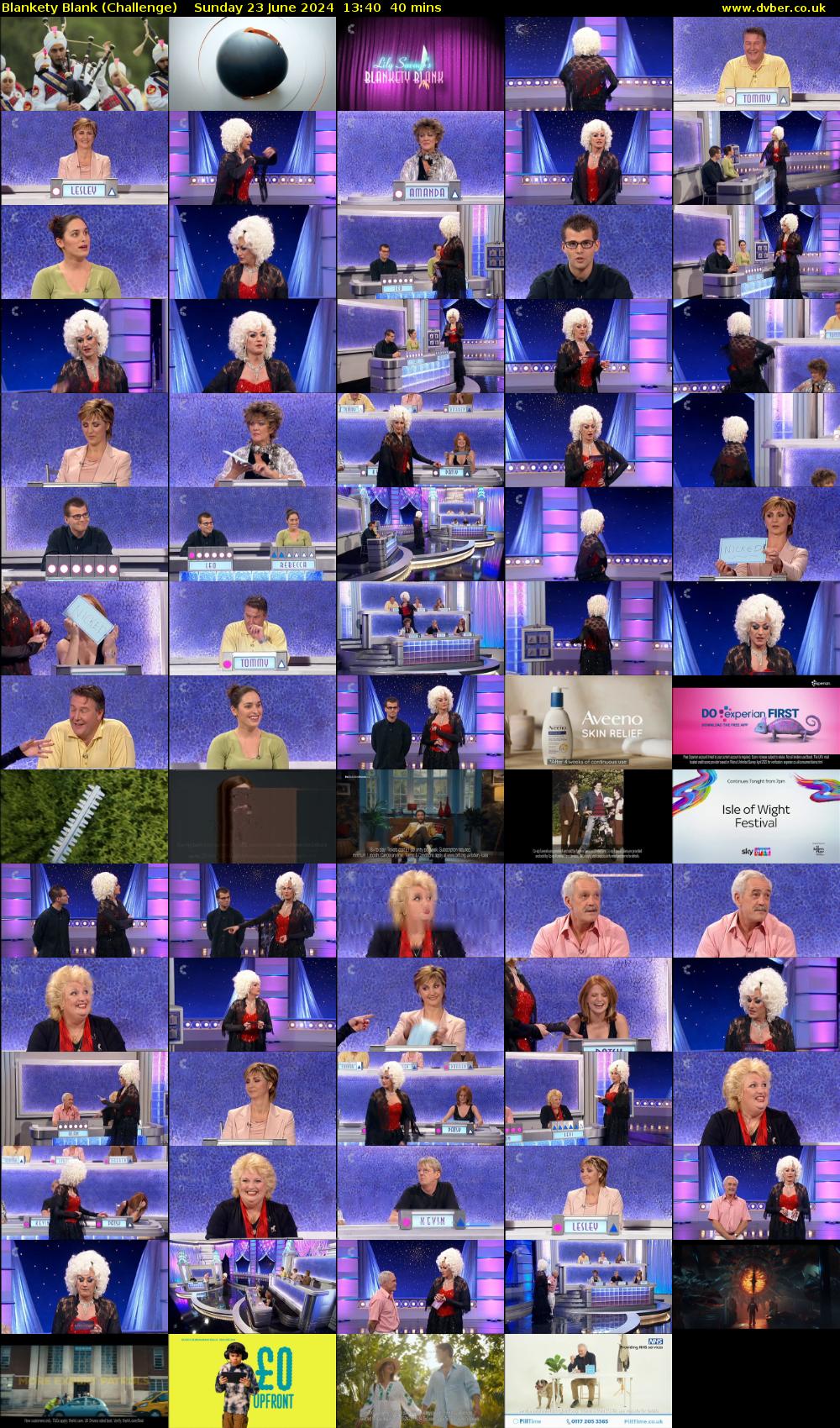 Blankety Blank (Challenge) Sunday 23 June 2024 13:40 - 14:20