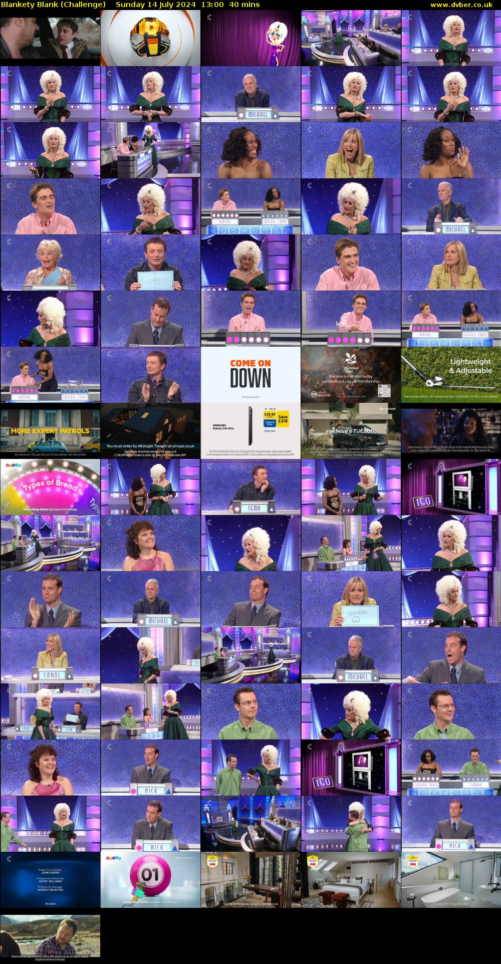 Blankety Blank (Challenge) Sunday 14 July 2024 13:00 - 13:40
