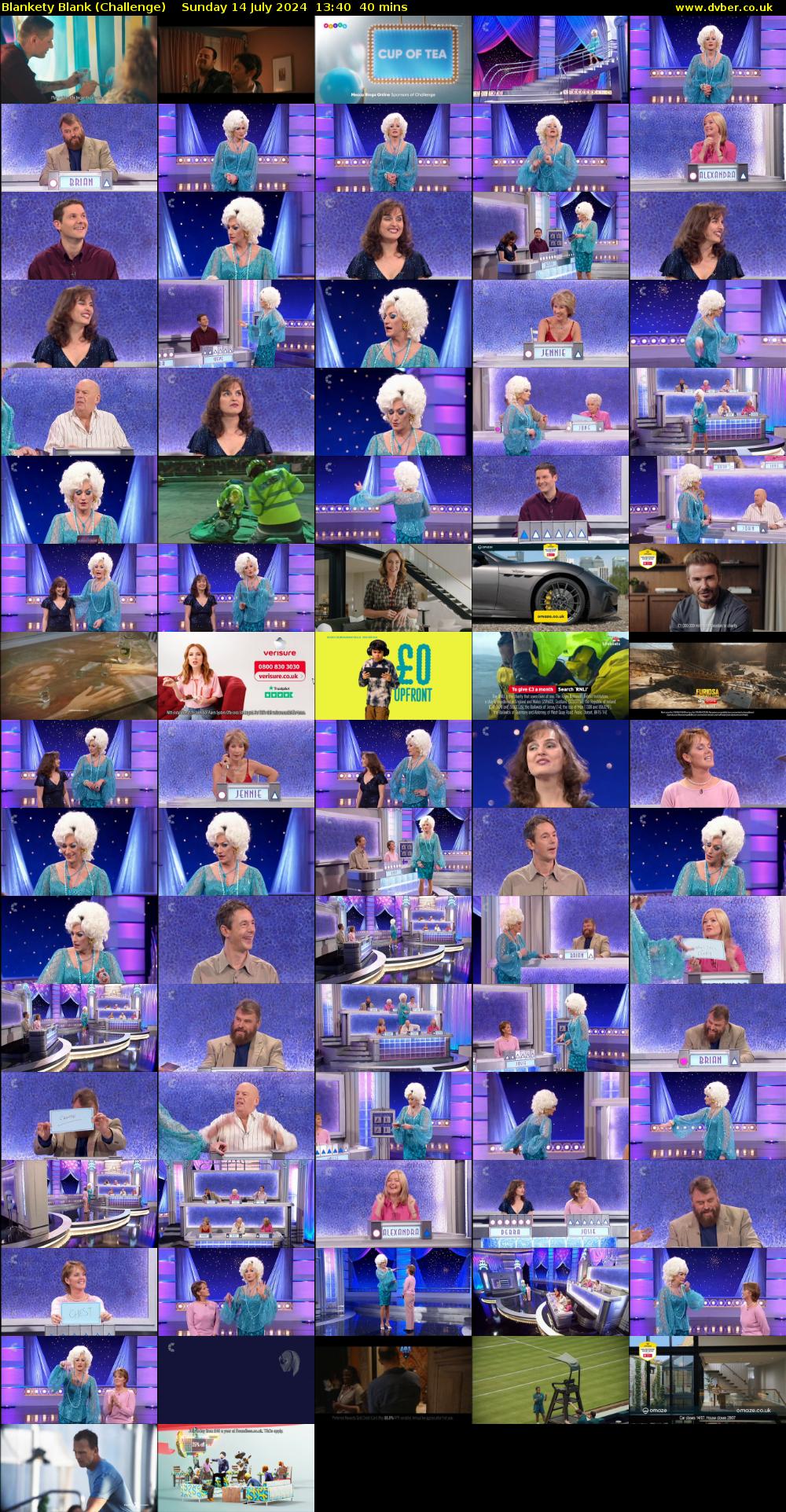 Blankety Blank (Challenge) Sunday 14 July 2024 13:40 - 14:20