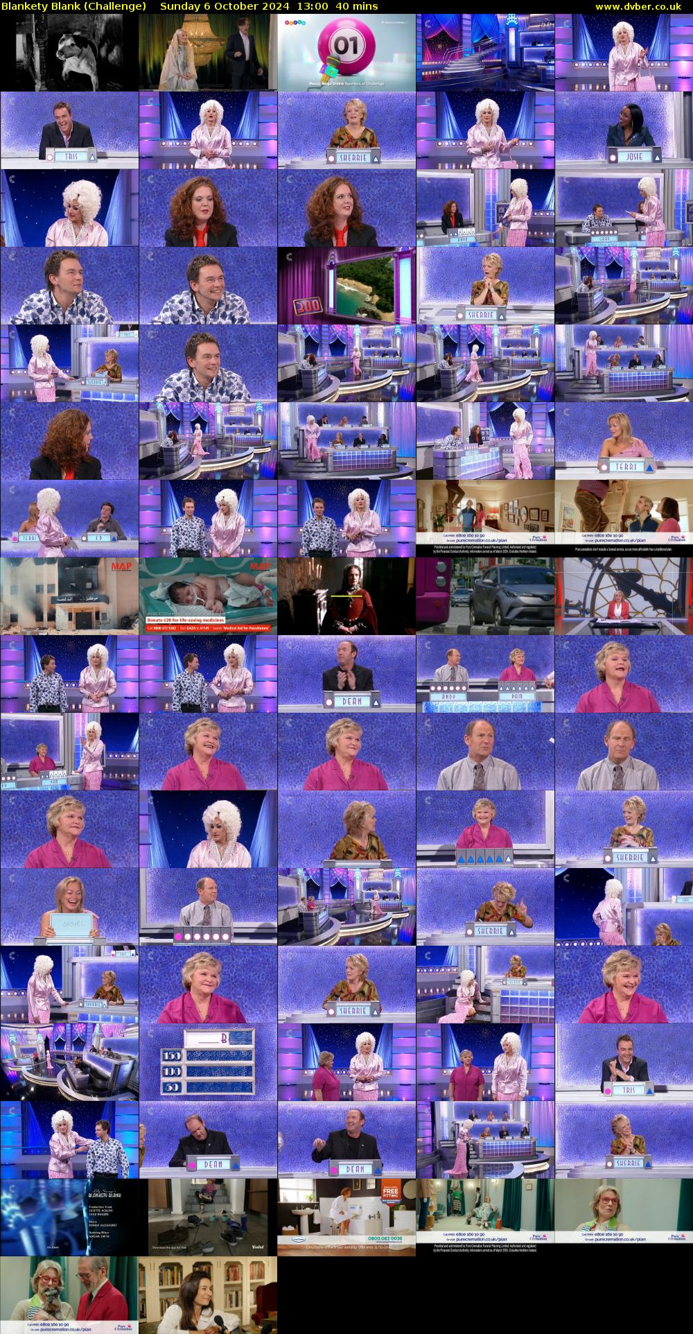 Blankety Blank (Challenge) Sunday 6 October 2024 13:00 - 13:40