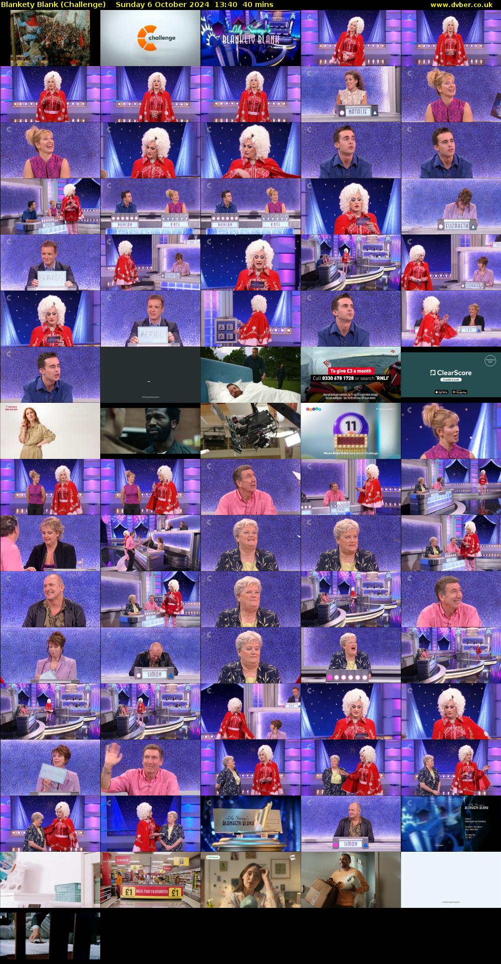 Blankety Blank (Challenge) Sunday 6 October 2024 13:40 - 14:20