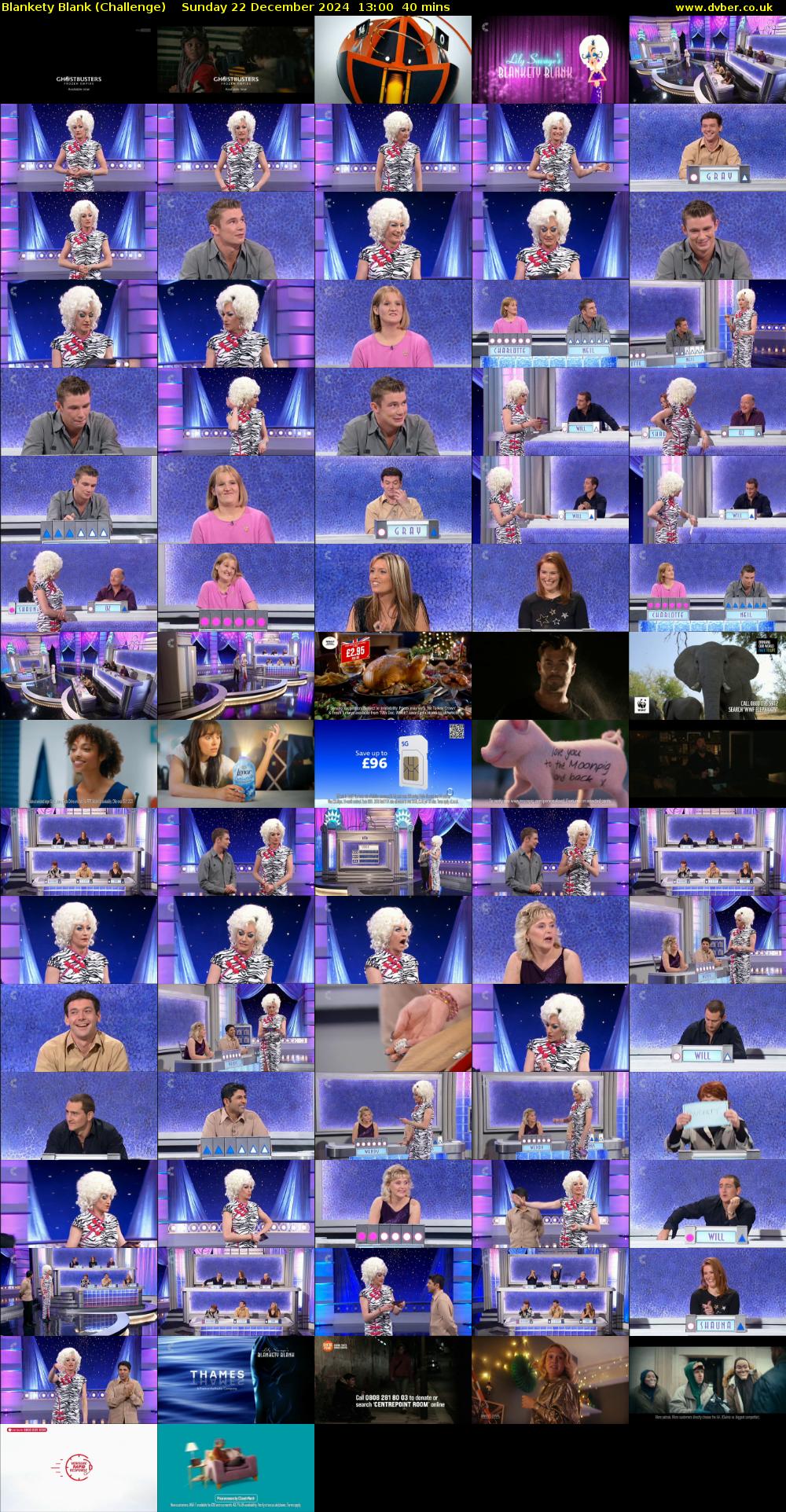 Blankety Blank (Challenge) Sunday 22 December 2024 13:00 - 13:40