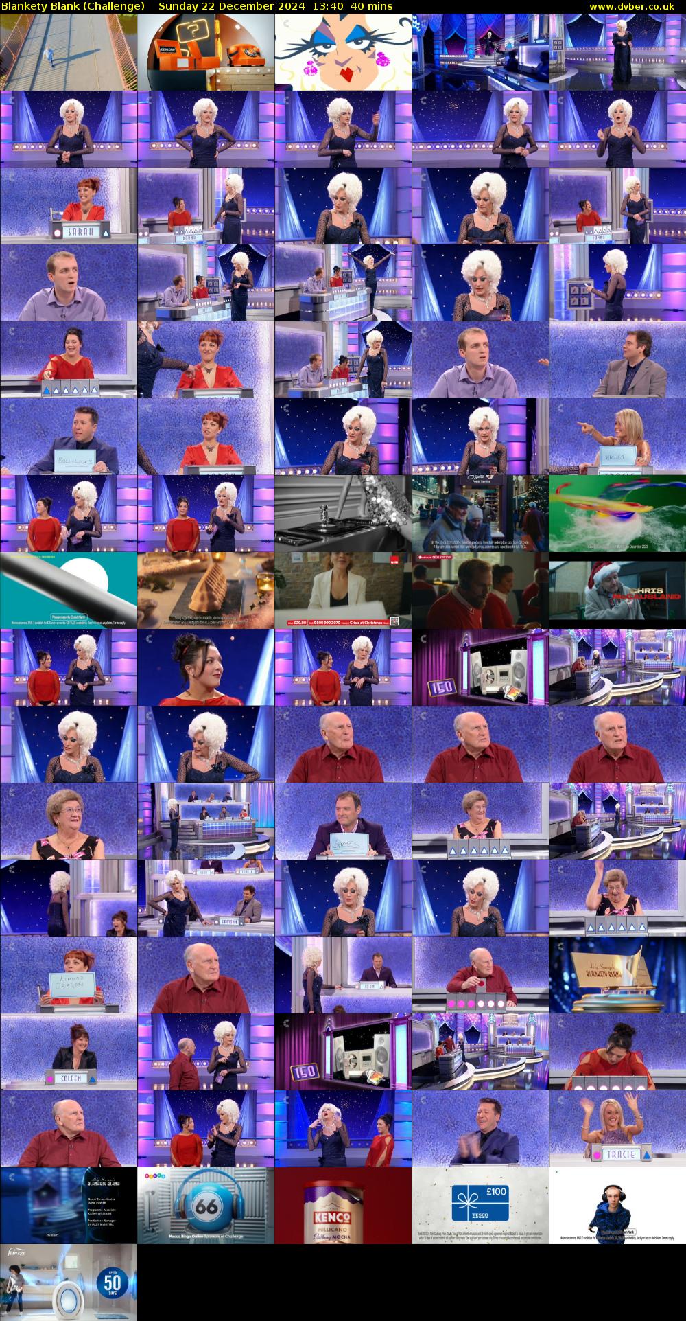 Blankety Blank (Challenge) Sunday 22 December 2024 13:40 - 14:20