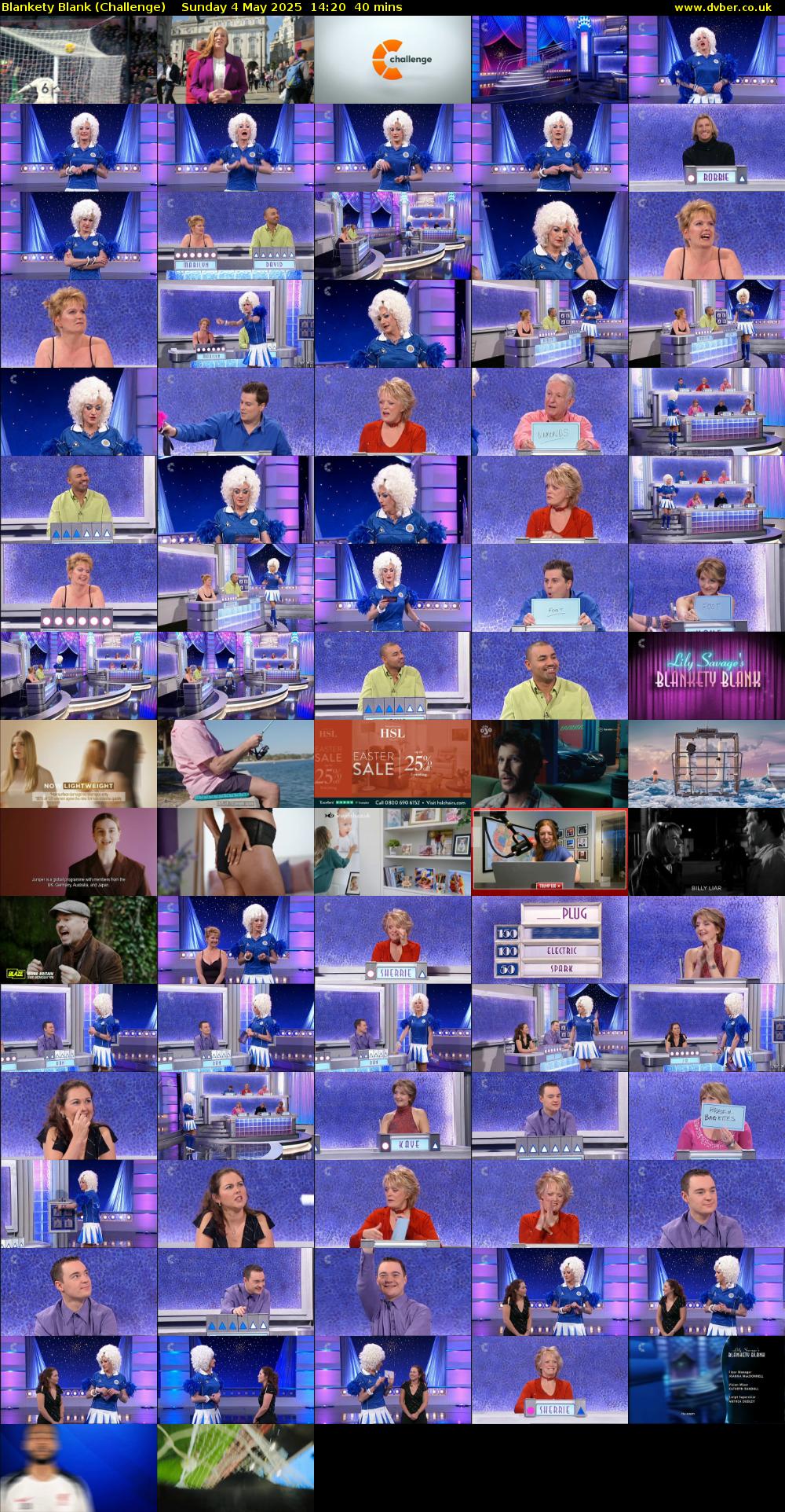 Blankety Blank (Challenge) Sunday 4 May 2025 14:20 - 15:00