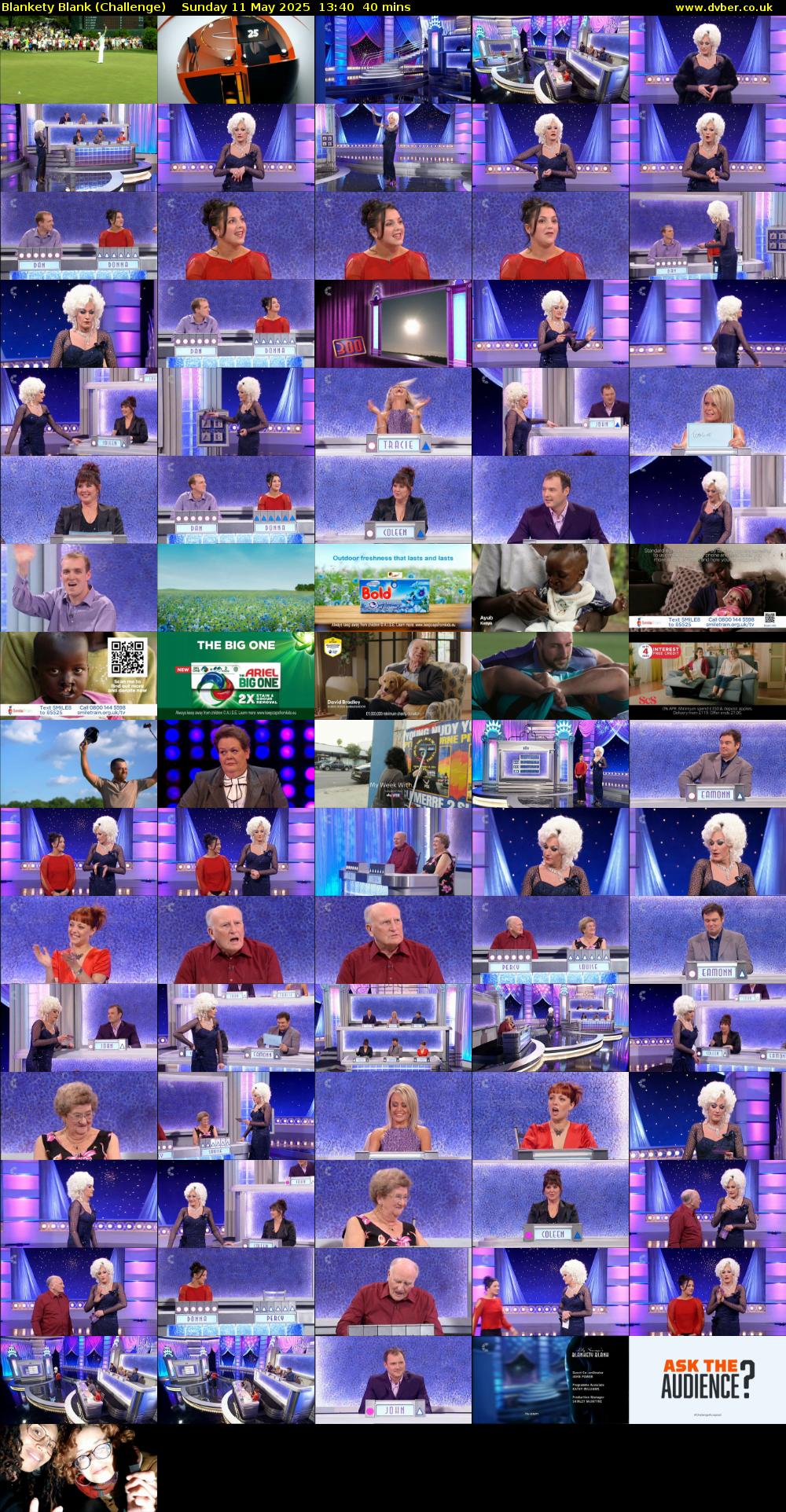 Blankety Blank (Challenge) Sunday 11 May 2025 13:40 - 14:20