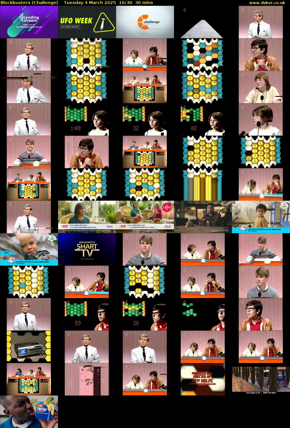 Blockbusters (Challenge) Tuesday 4 March 2025 16:30 - 17:00