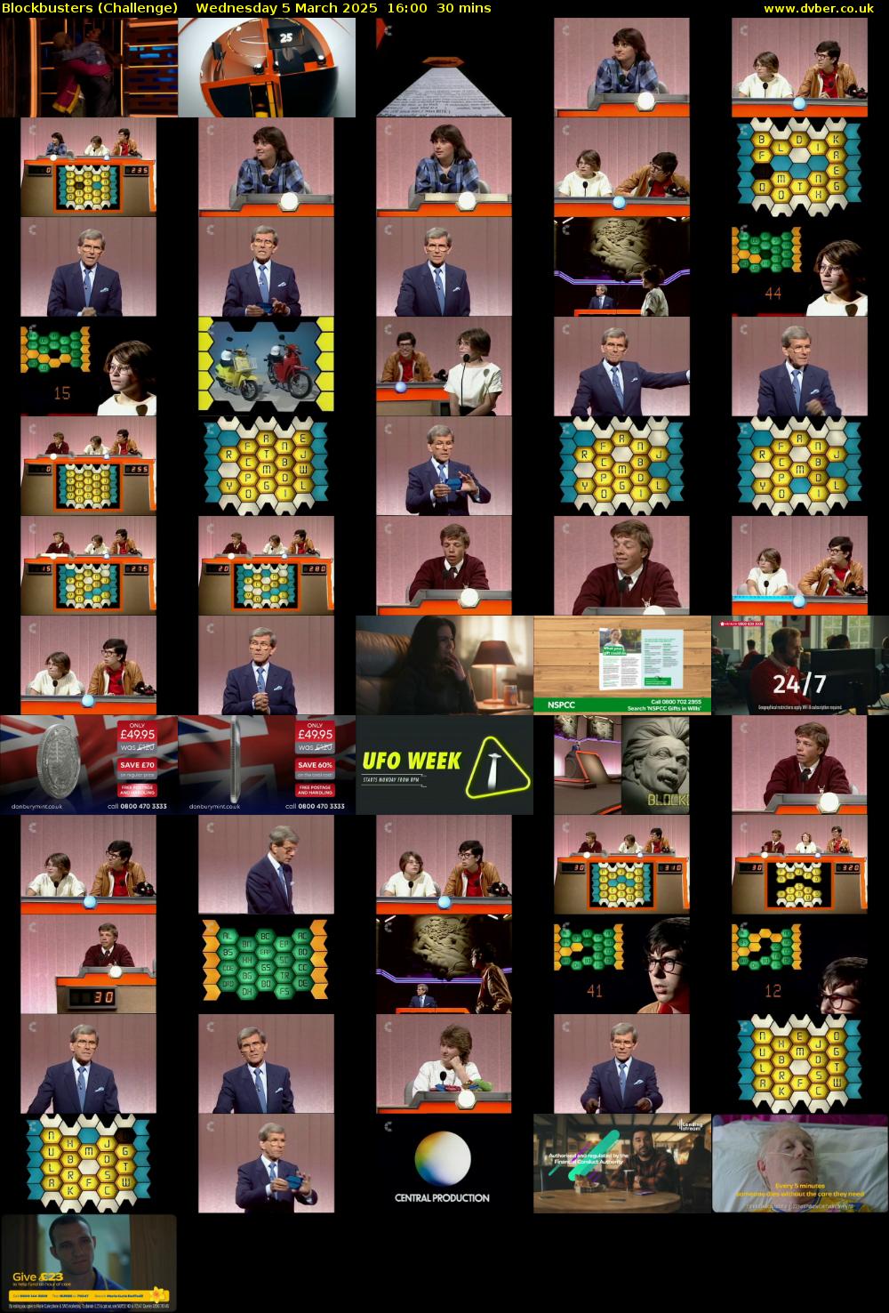 Blockbusters (Challenge) Wednesday 5 March 2025 16:00 - 16:30