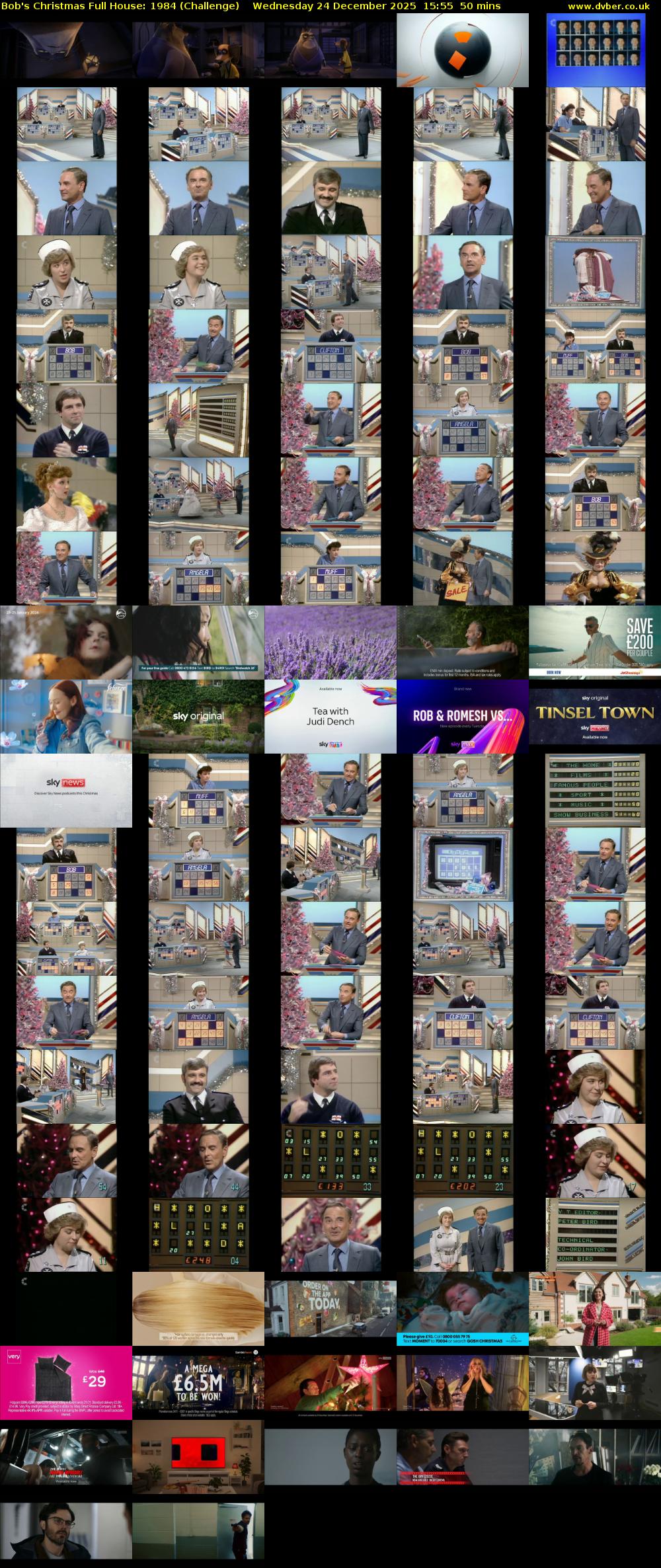 Bob's Christmas Full House: 1984 (Challenge) Wednesday 24 December 2025 15:55 - 16:45