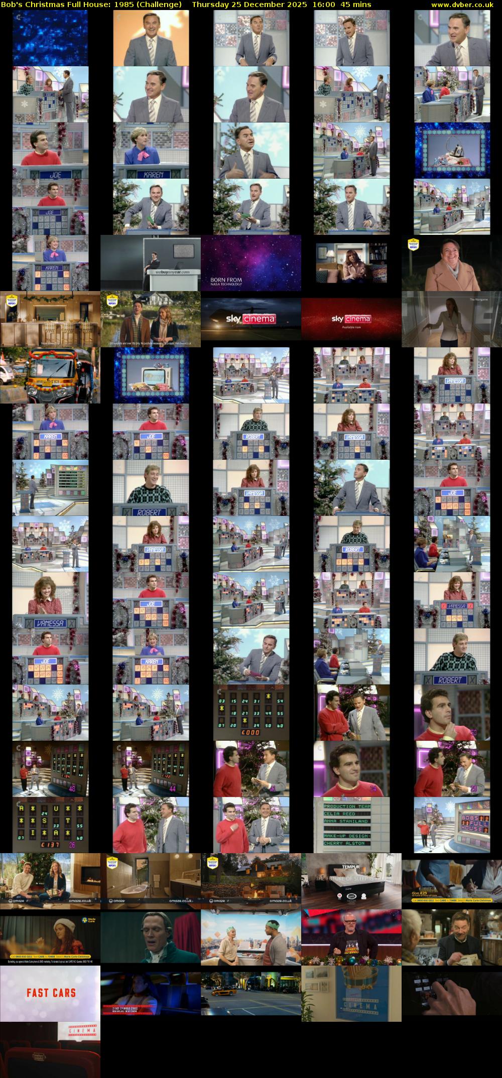 Bob's Christmas Full House: 1985 (Challenge) Thursday 25 December 2025 16:00 - 16:45