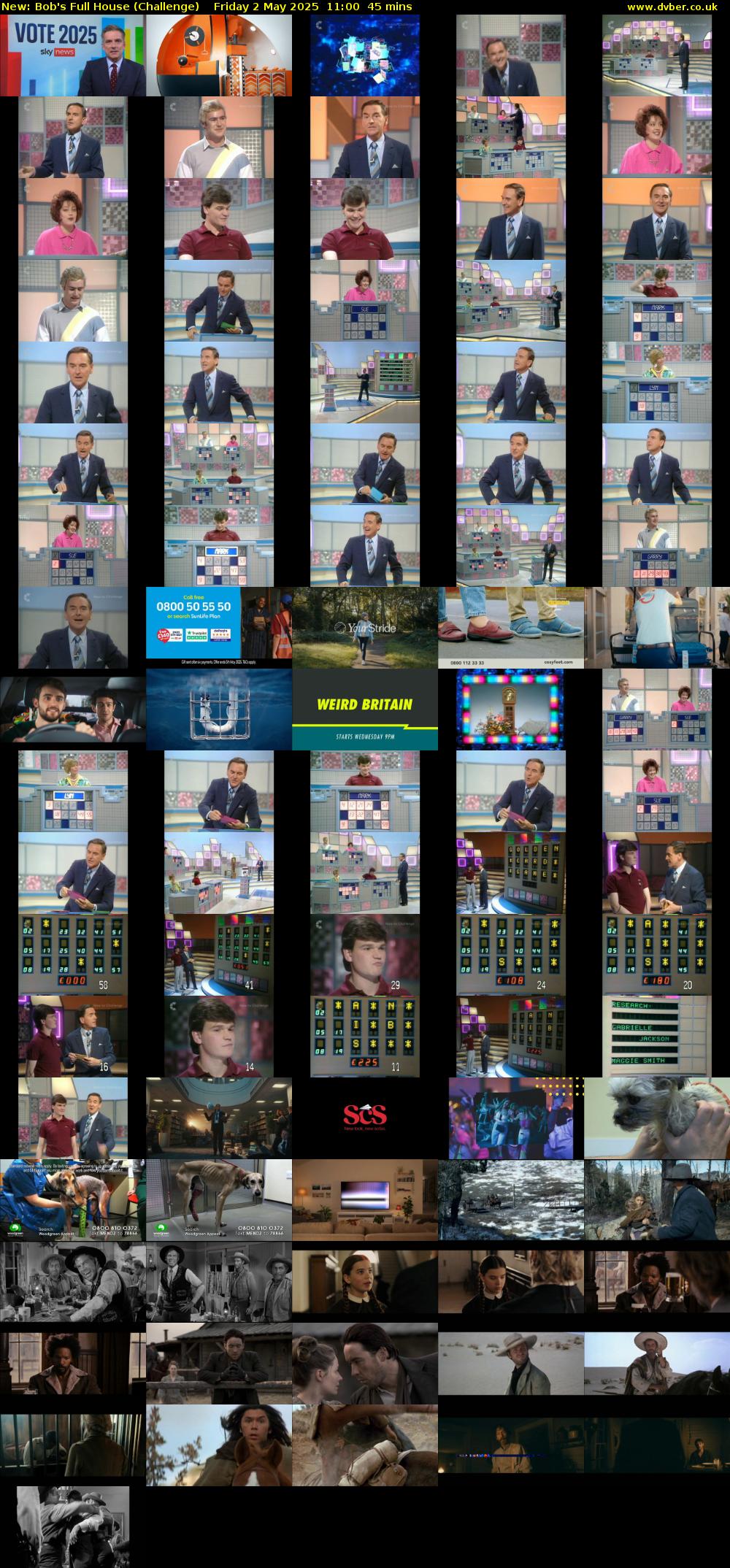 Bob's Full House (Challenge) Friday 2 May 2025 11:00 - 11:45