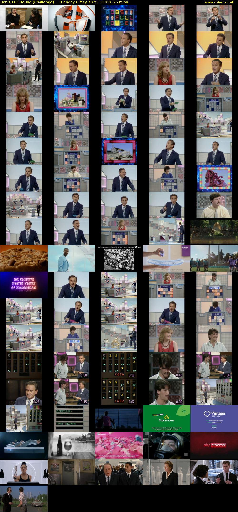 Bob's Full House (Challenge) Tuesday 6 May 2025 15:00 - 15:45