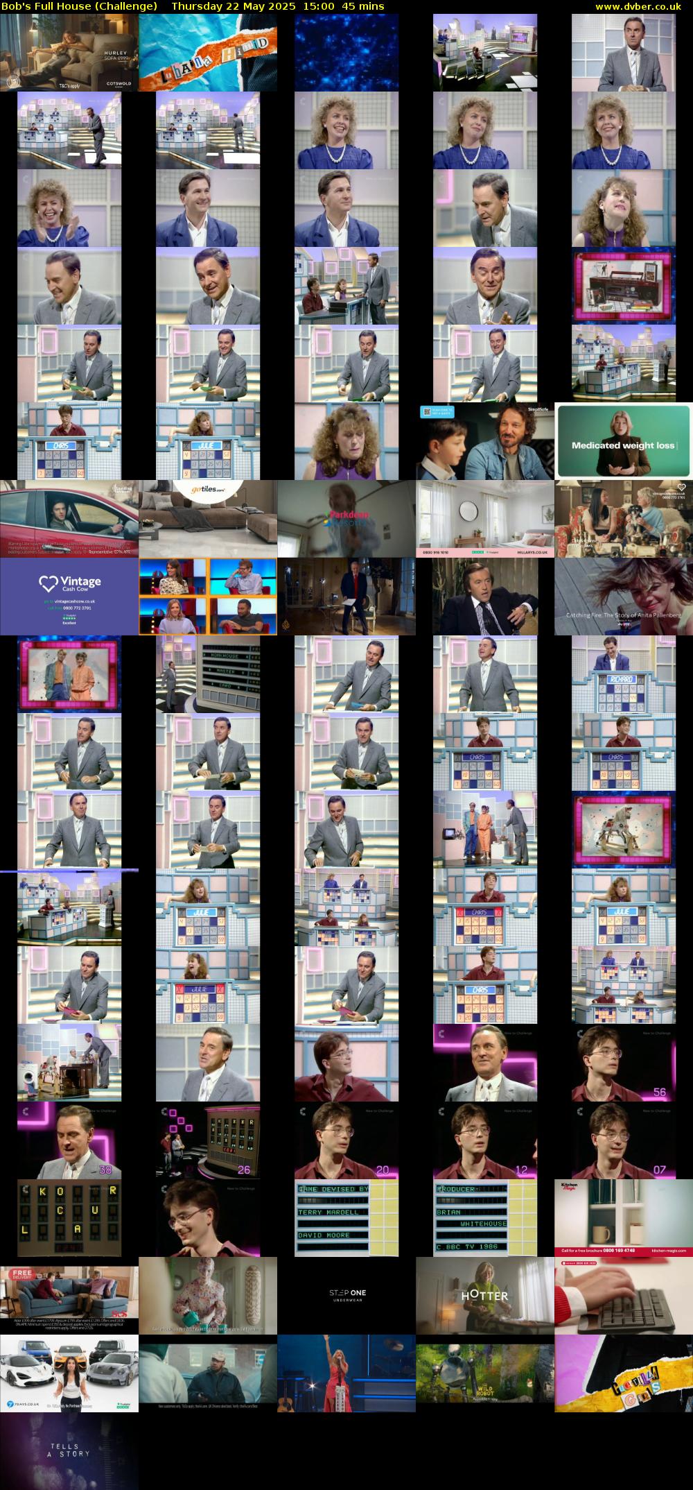 Bob's Full House (Challenge) Thursday 22 May 2025 15:00 - 15:45