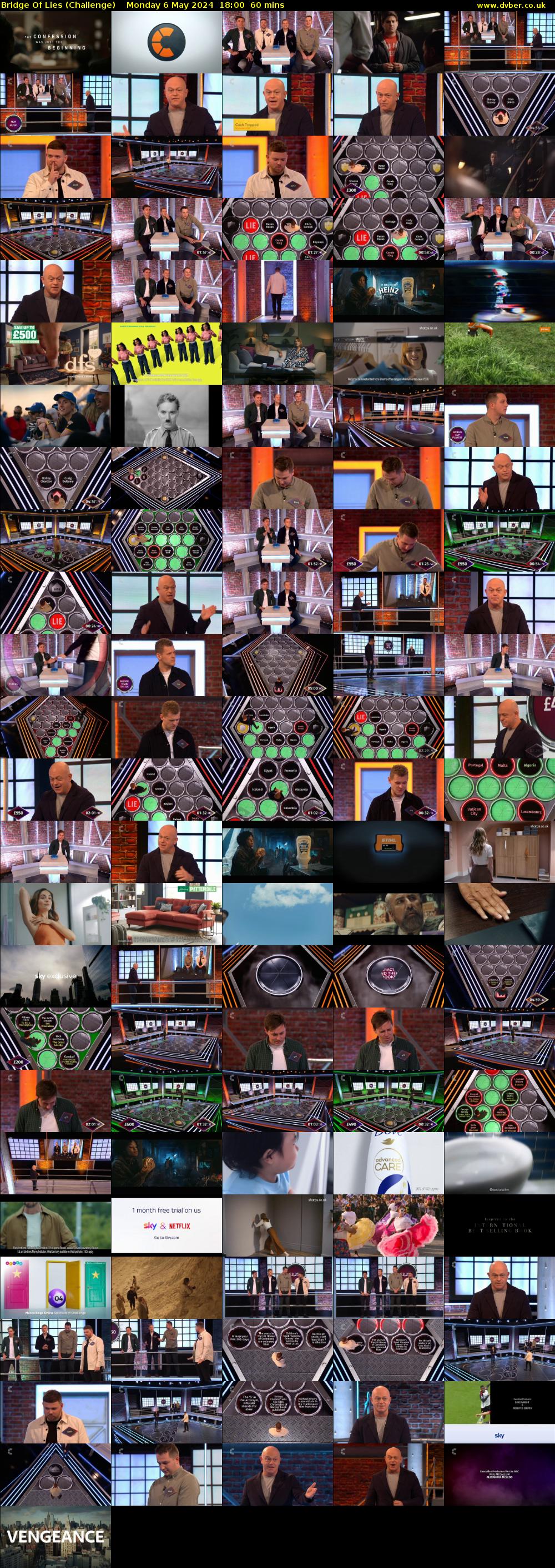 Bridge Of Lies (Challenge) Monday 6 May 2024 18:00 - 19:00