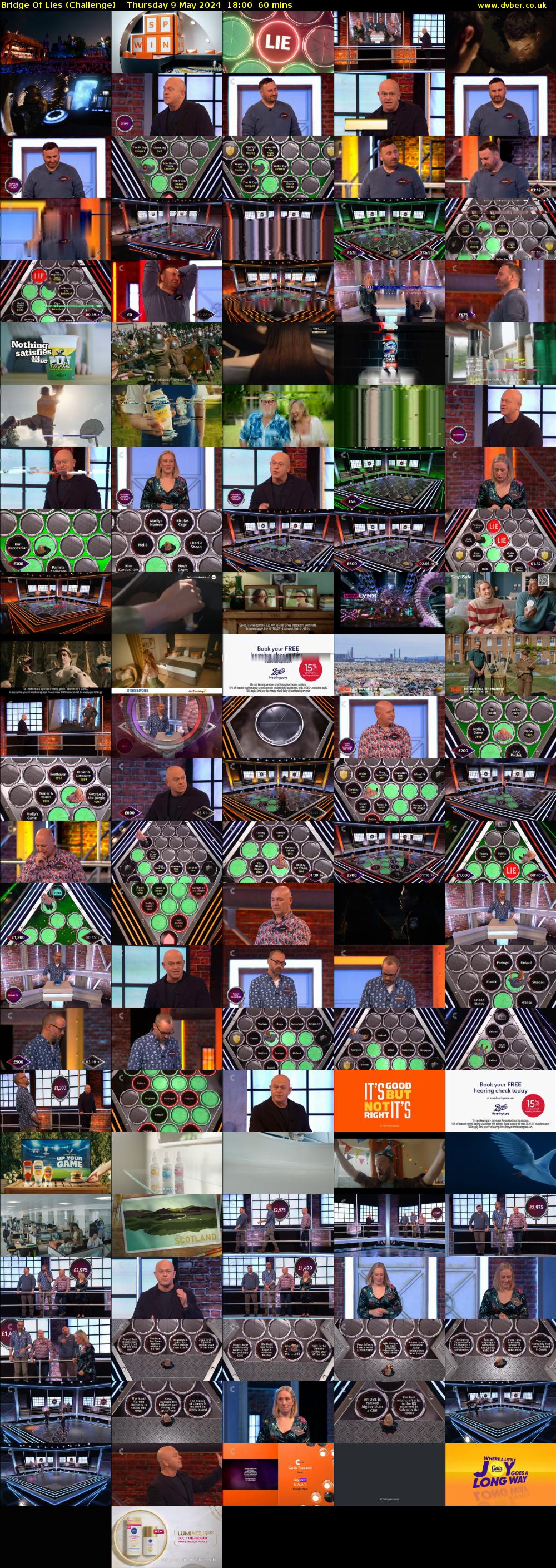 Bridge Of Lies (Challenge) Thursday 9 May 2024 18:00 - 19:00